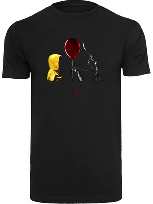 F4NT4STIC Shirt ‘IT Georgie Balloon And IT 2017’ Geel / Rood / Zwart