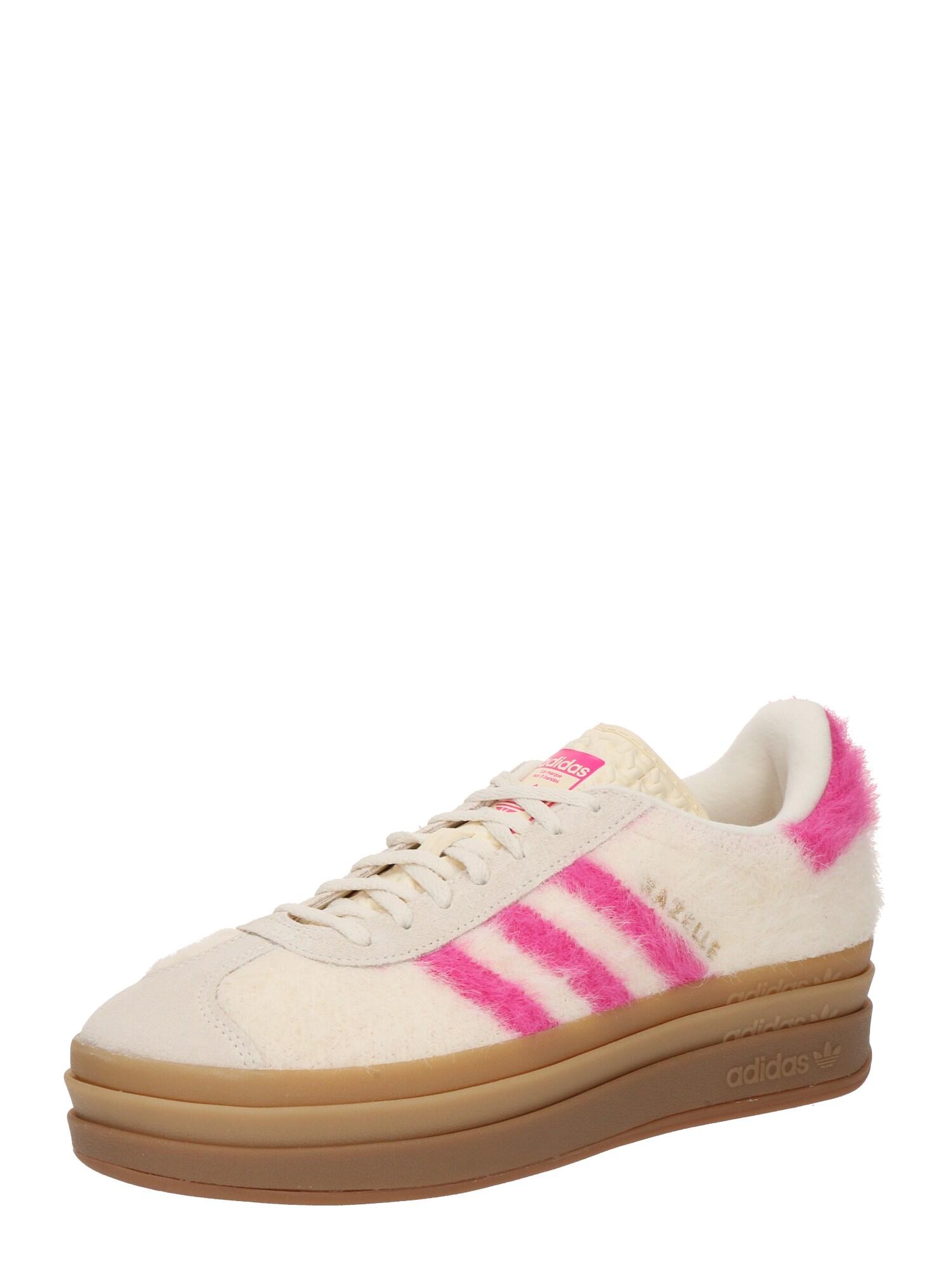 ADIDAS ORIGINALS Sneaker low GAZELLE BOLD  roz / alb lână