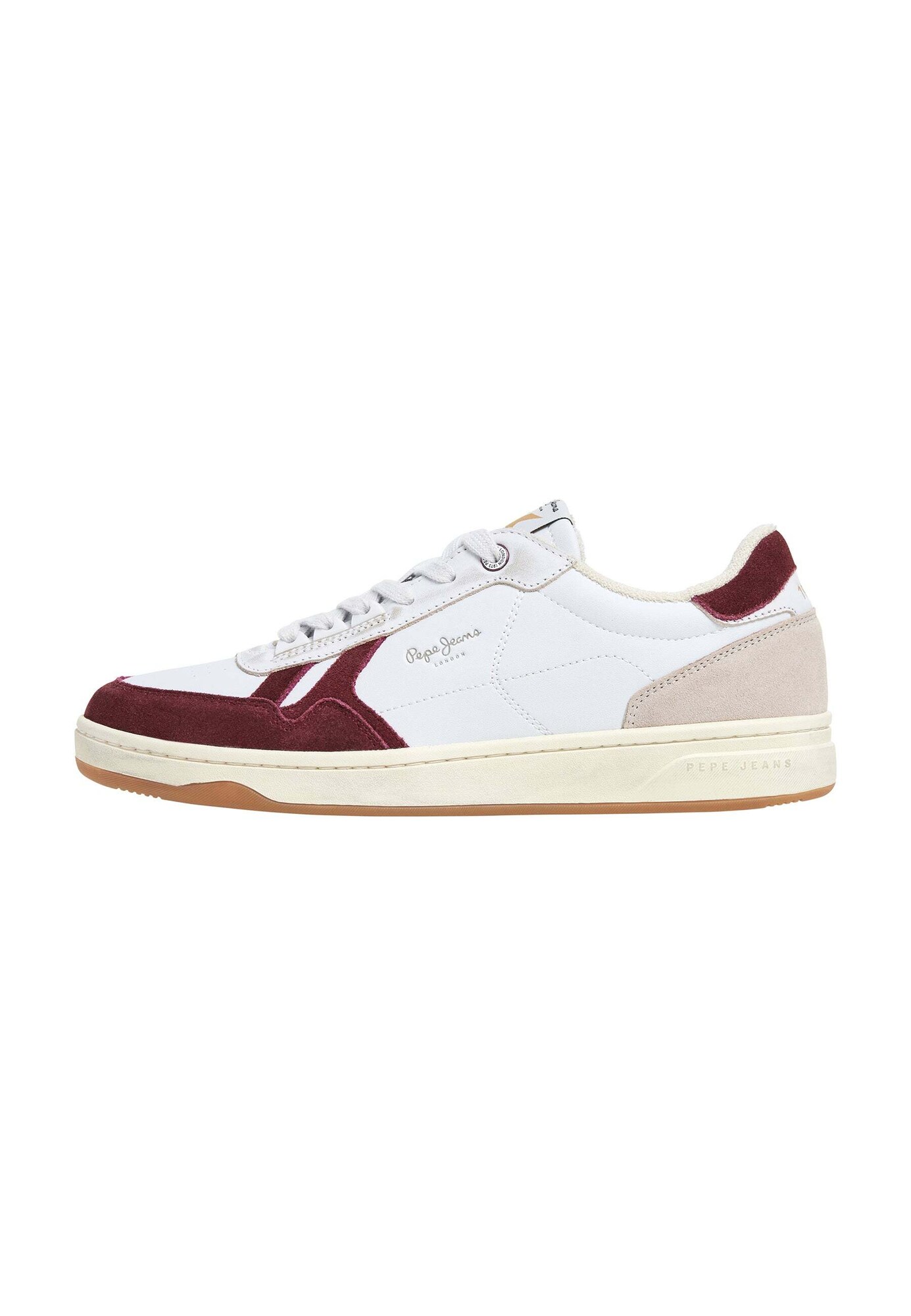 Pepe Jeans Zapatillas deportivas bajas 'KORE HERITAGE' beige / burdeos / blanco – imagen 1
