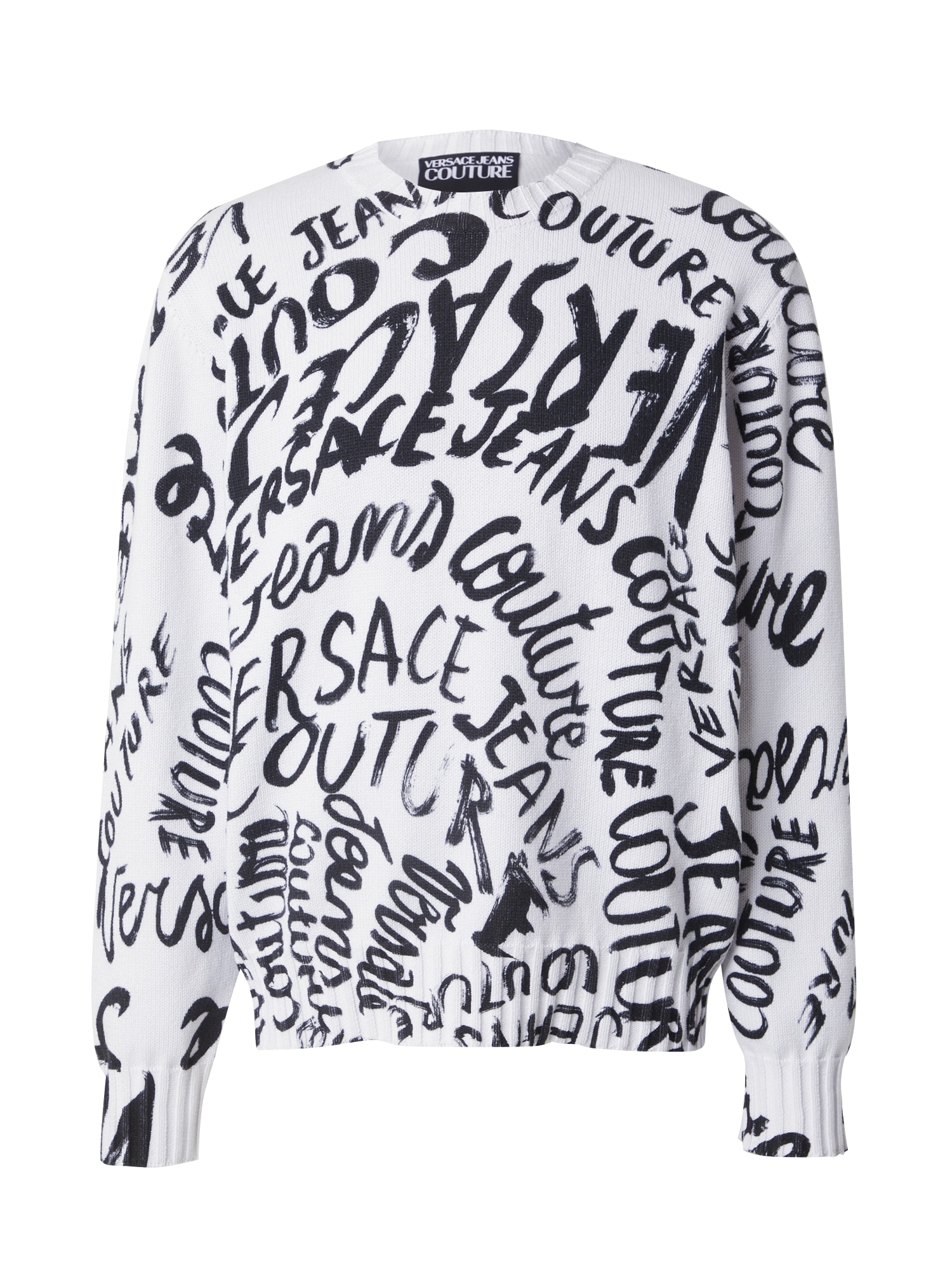 Versace Jeans Couture Pulóver  fekete / fehér akciós termékkép 1