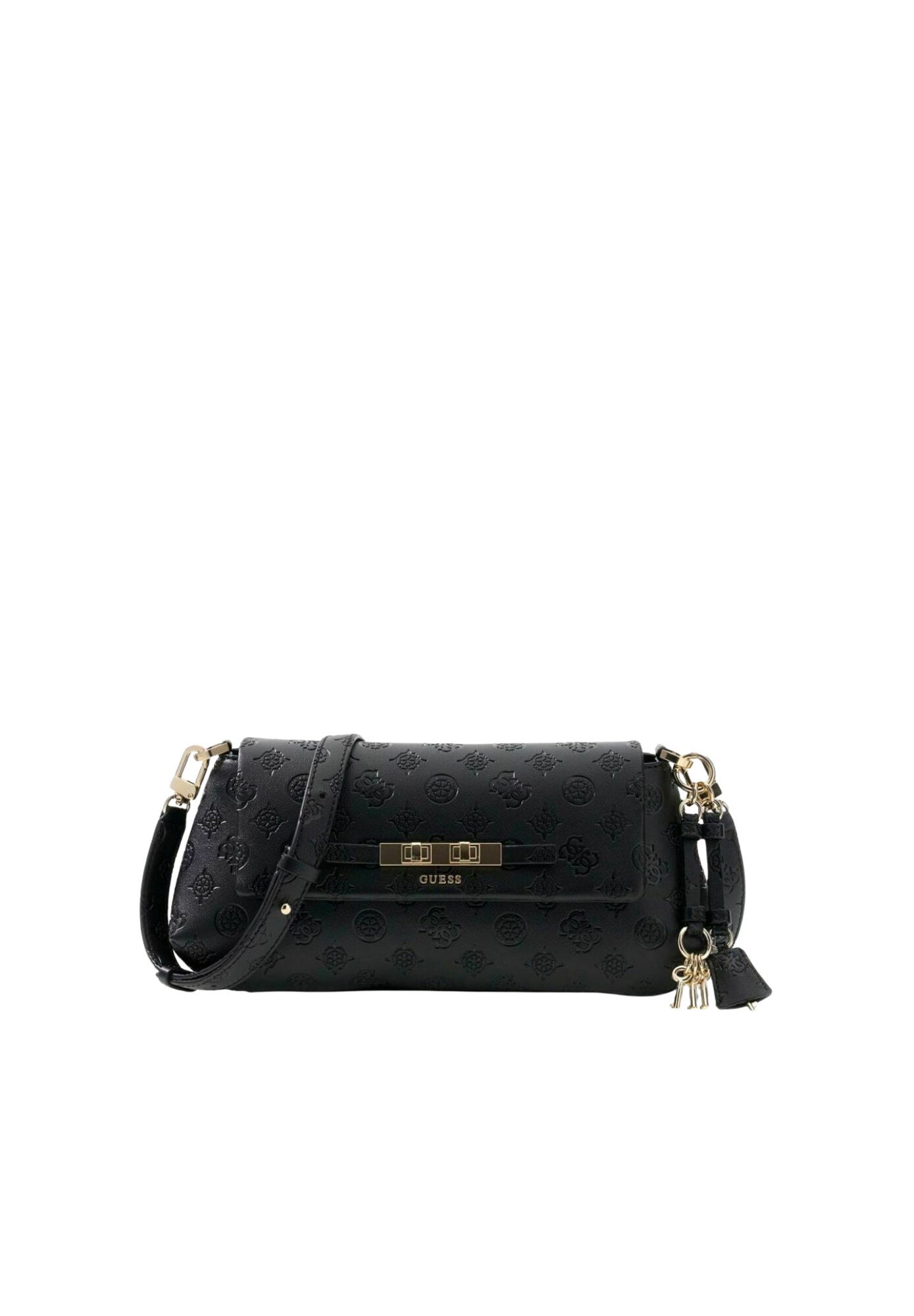 GUESS Geantă de umăr CARMELLA negru