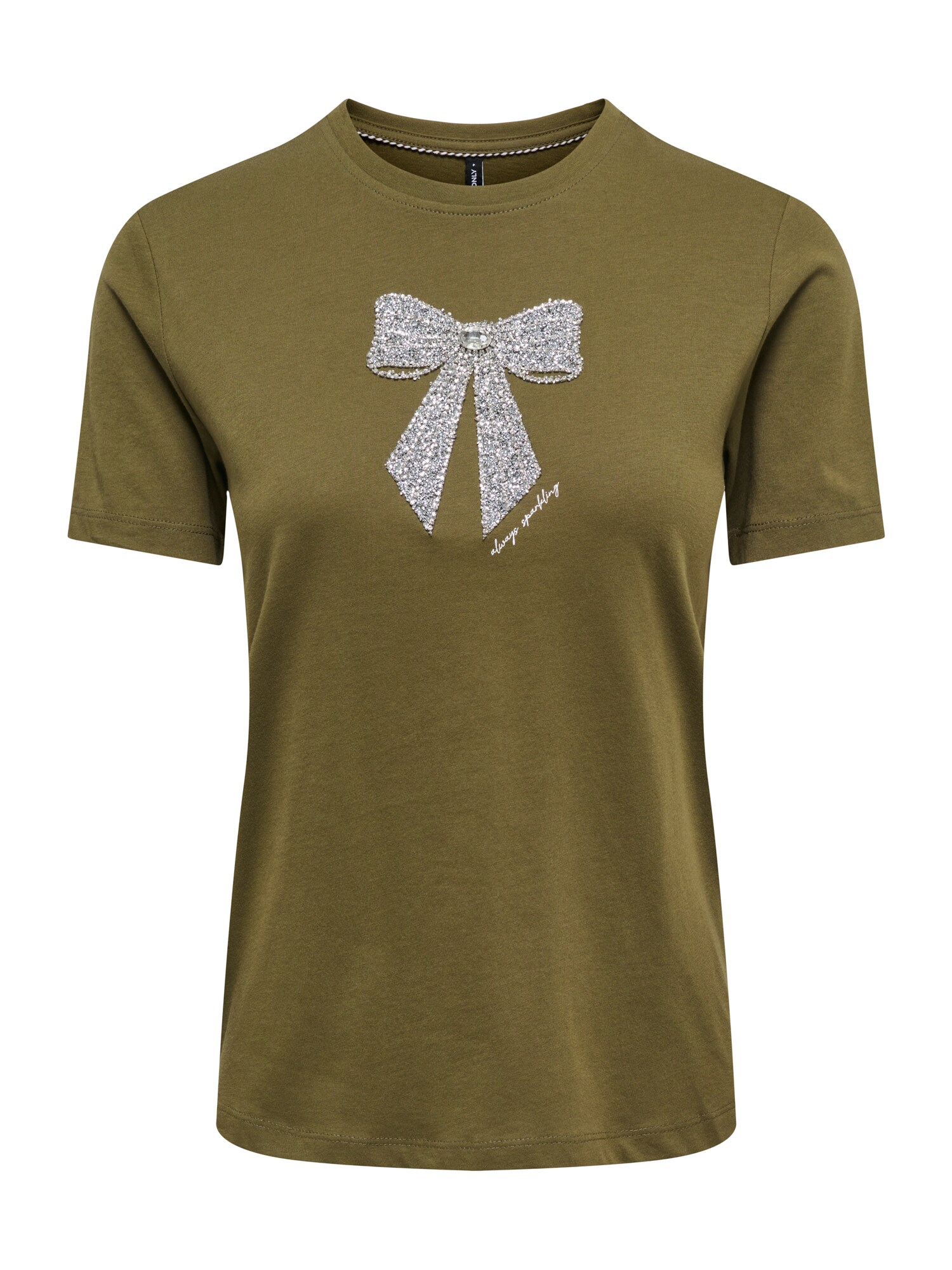 ONLY Tricou ONLKita ombră / argintiu