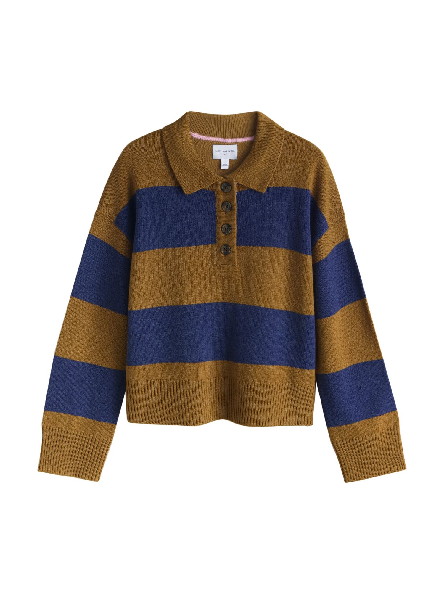 Next Pulover N.Premium  albastru / sepie