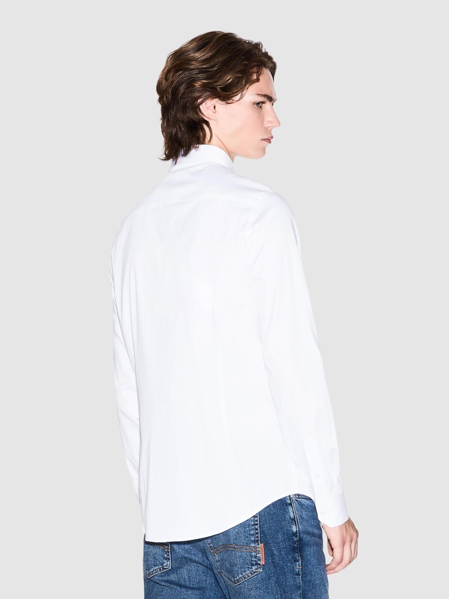 Armani Exchange Camisa De Manga Larga Slin – imagen 3