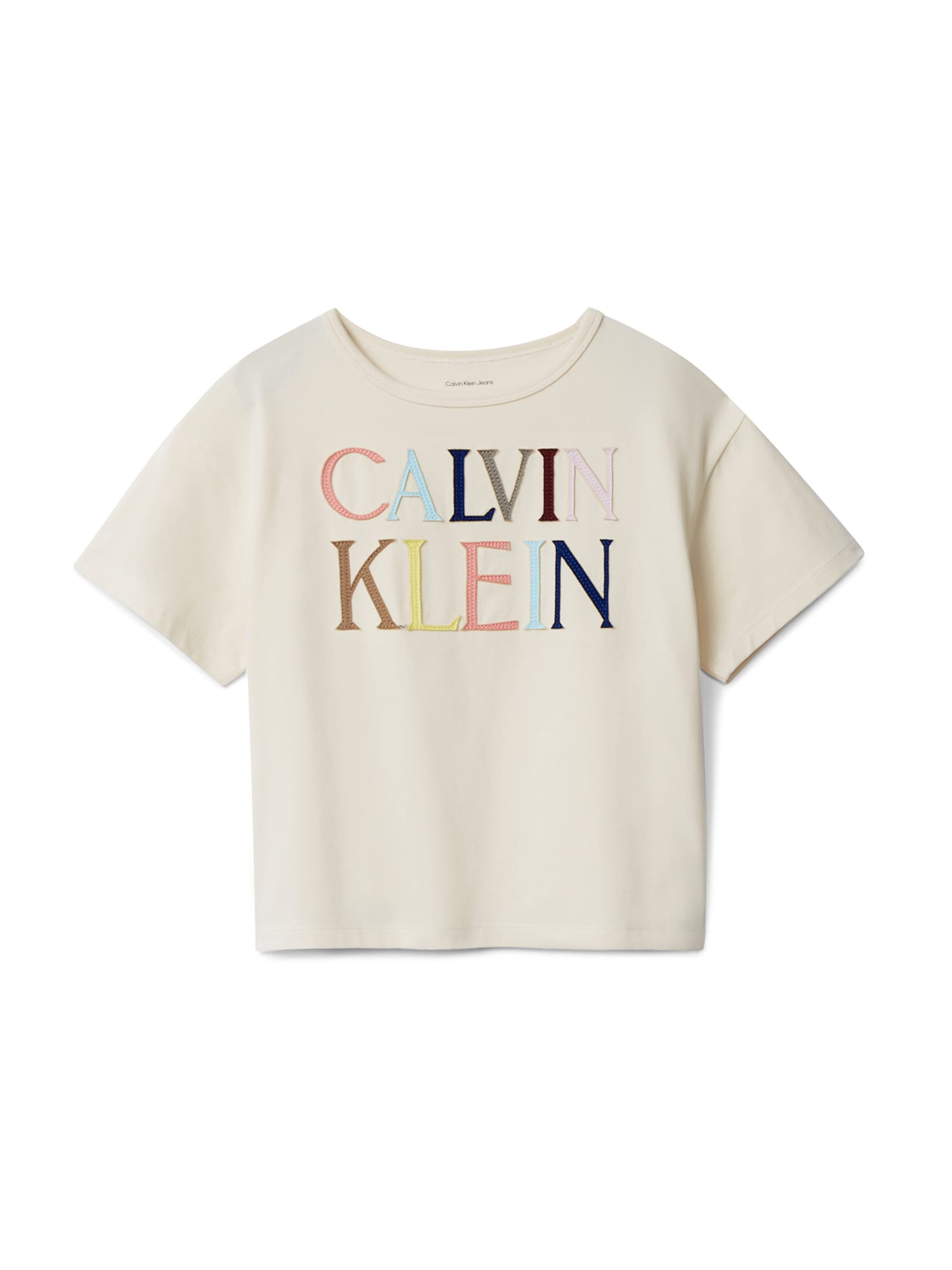 Calvin Klein Jeans Póló  világoskék / sötétkék / greige / lazac akciós termékkép 1