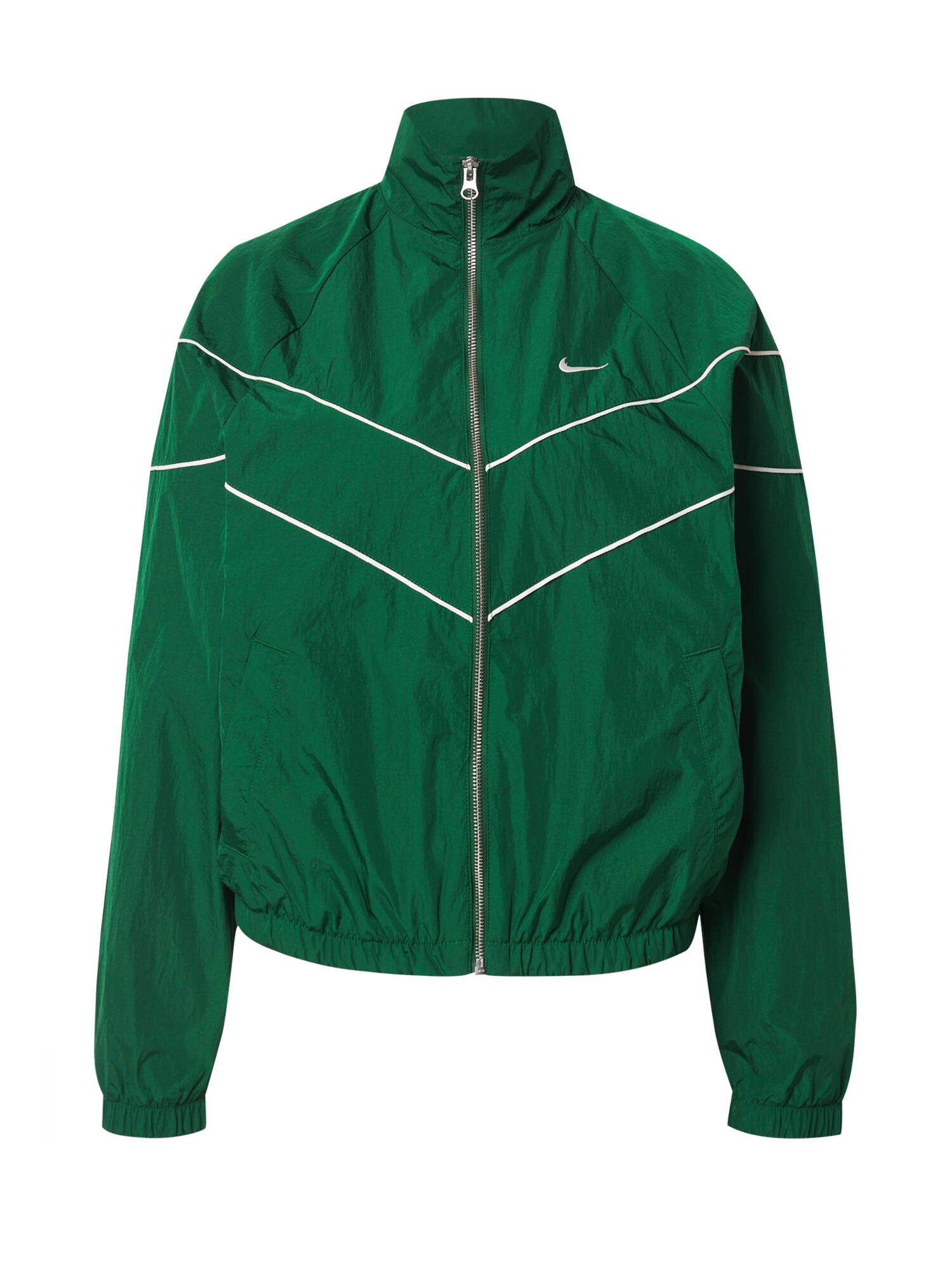 Nike Sportswear Prechodná bunda zelená / biela