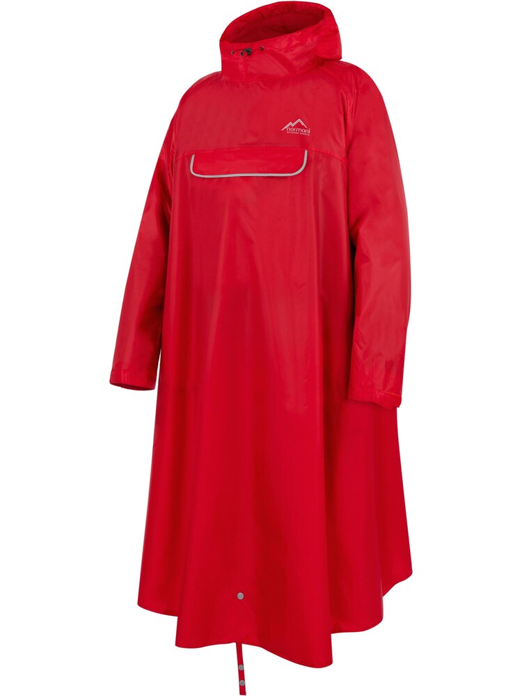 normani Regenponcho 'Quibdó' Damen Größe M/L rot / weiß