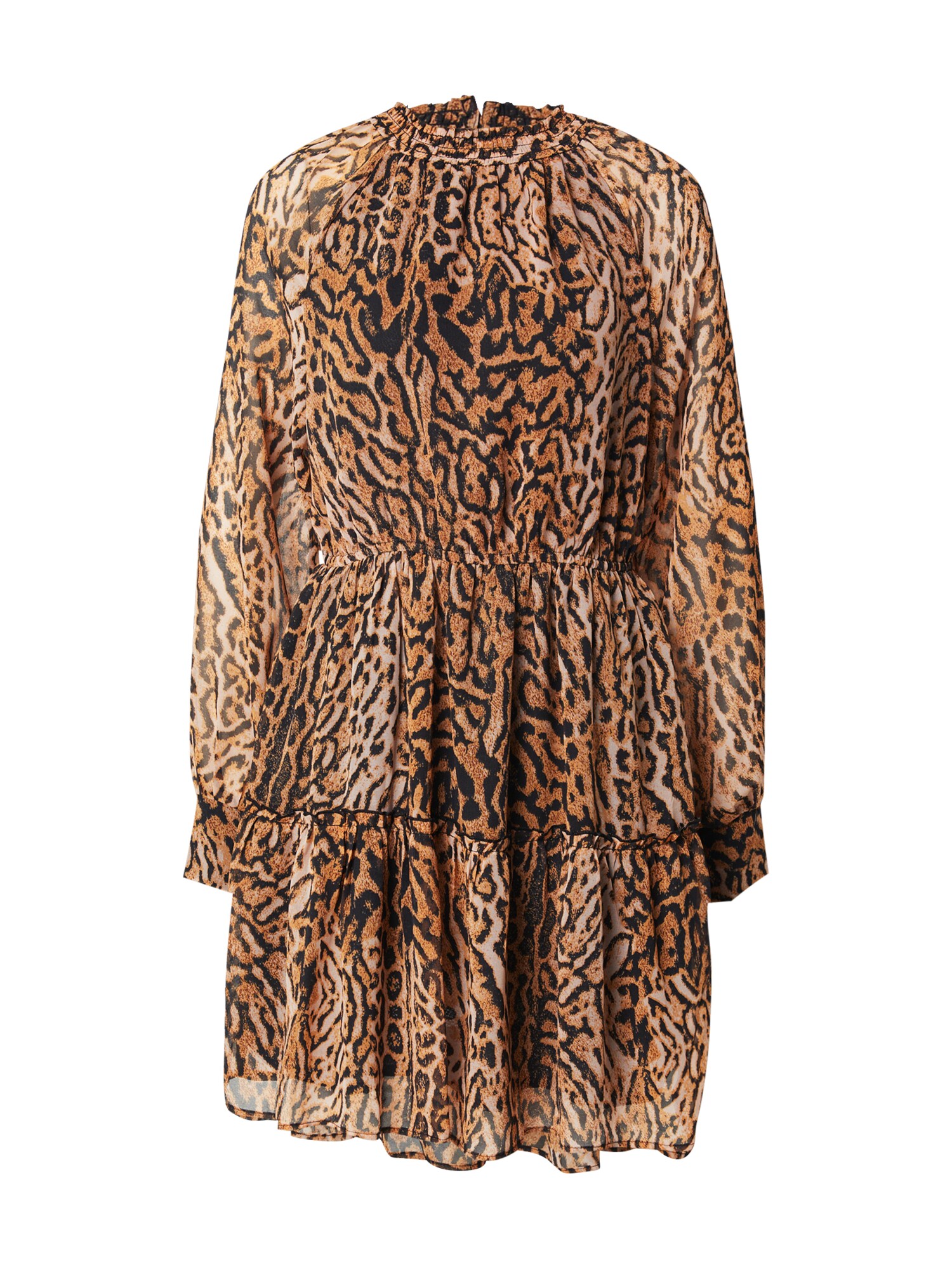ONLY Šaty 'ONLIsabella' béžová / svetlooranžová / čierna