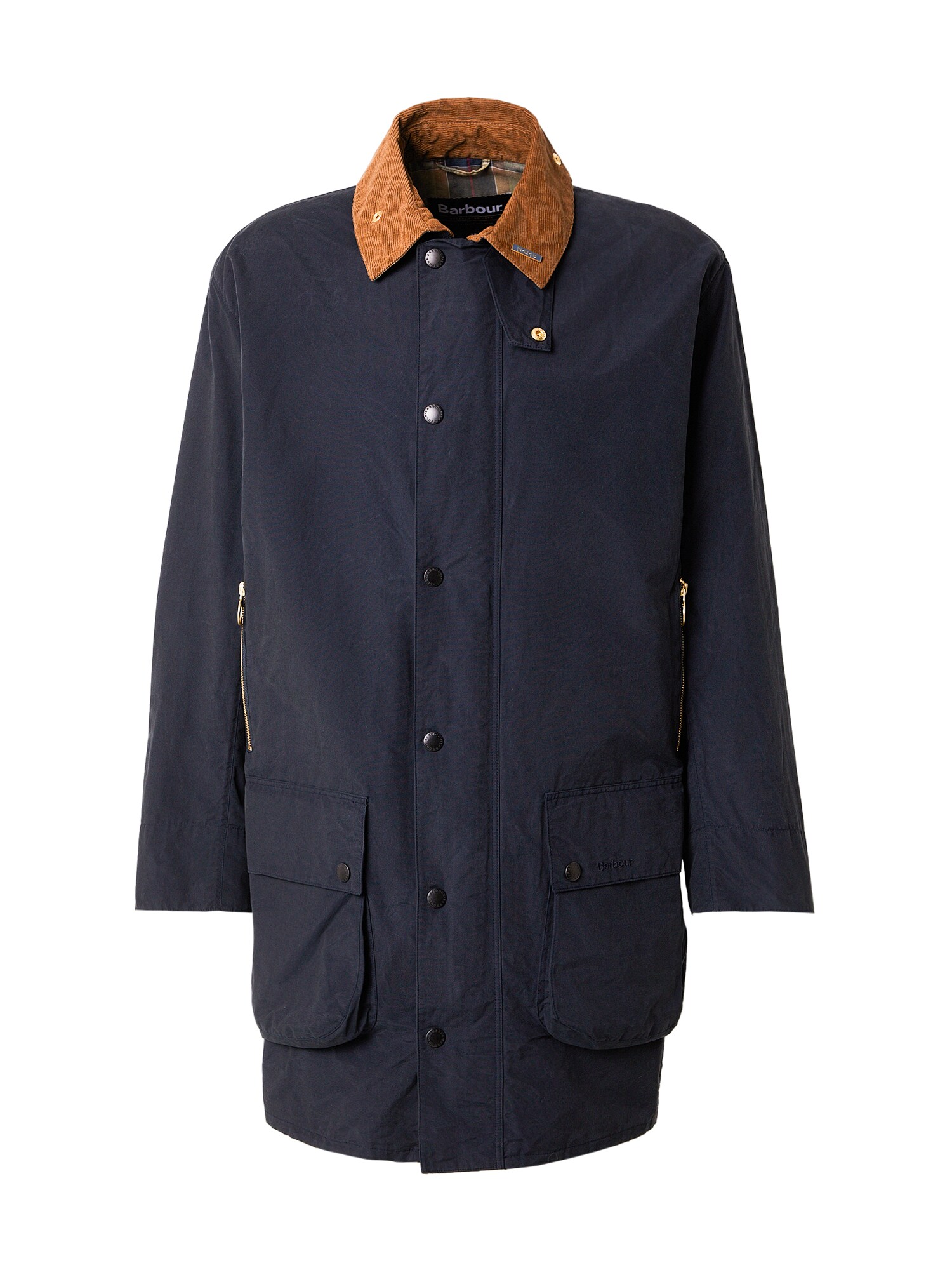Barbour Cappotto di mezza stagione 'Icons'  blu scuro / marrone