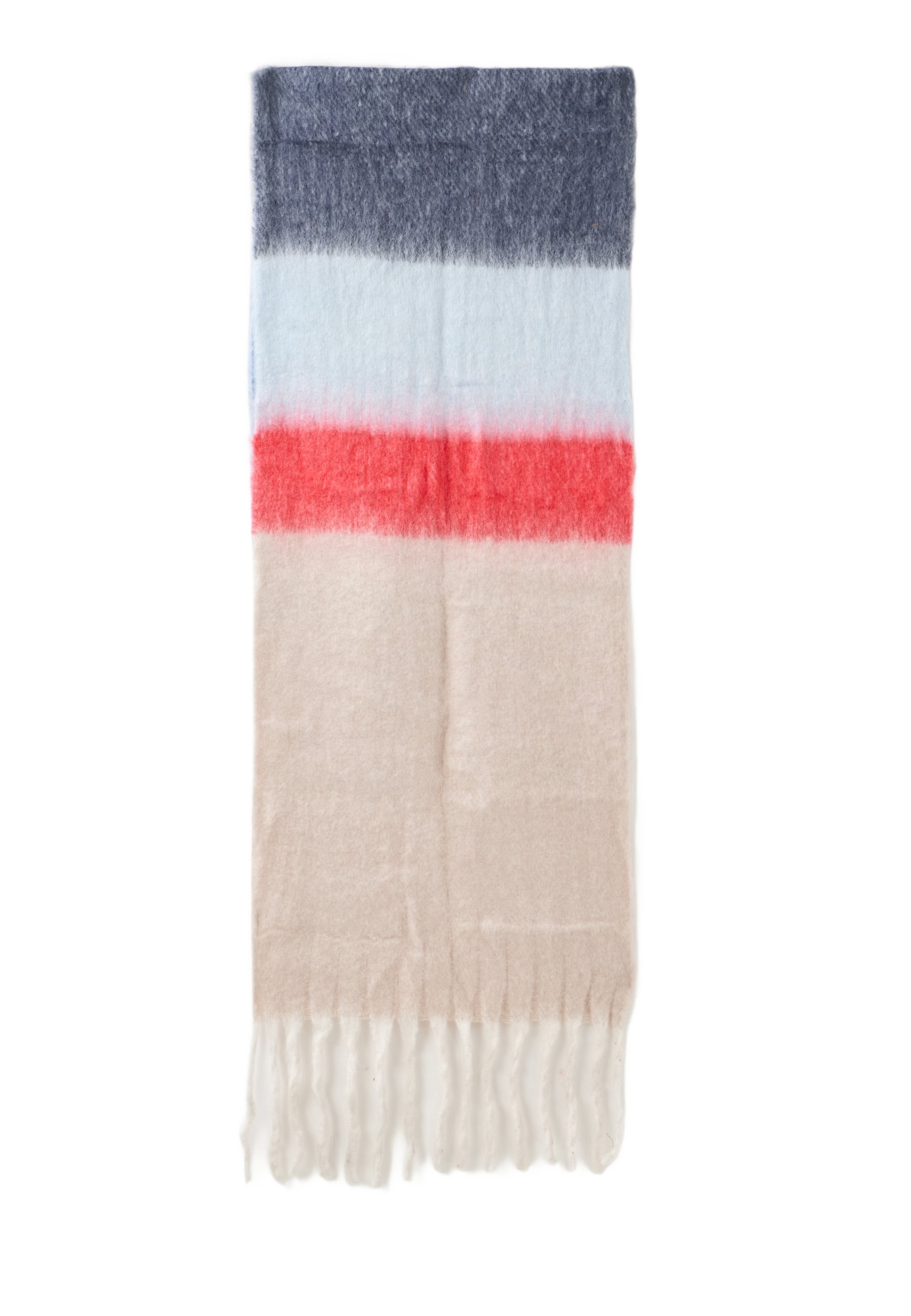 LEVIS ® Fular JOLEA ecru / albastru pastel / albastru amestec / roșu