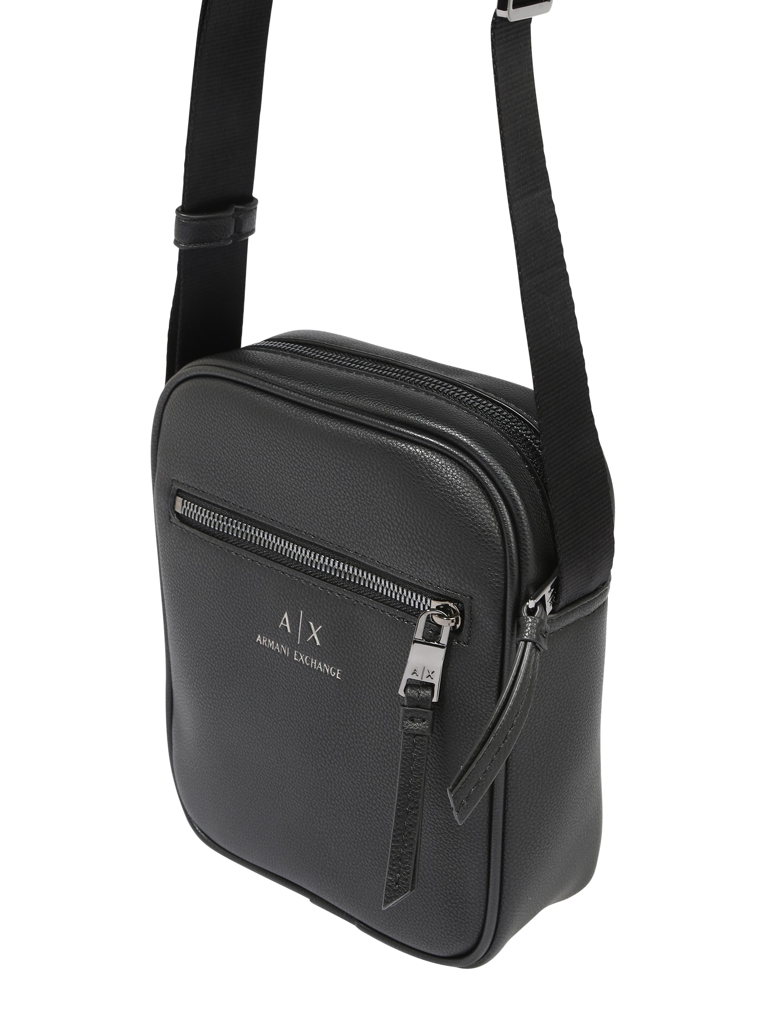 ARMANI EXCHANGE Geantă de umăr  negru / argintiu