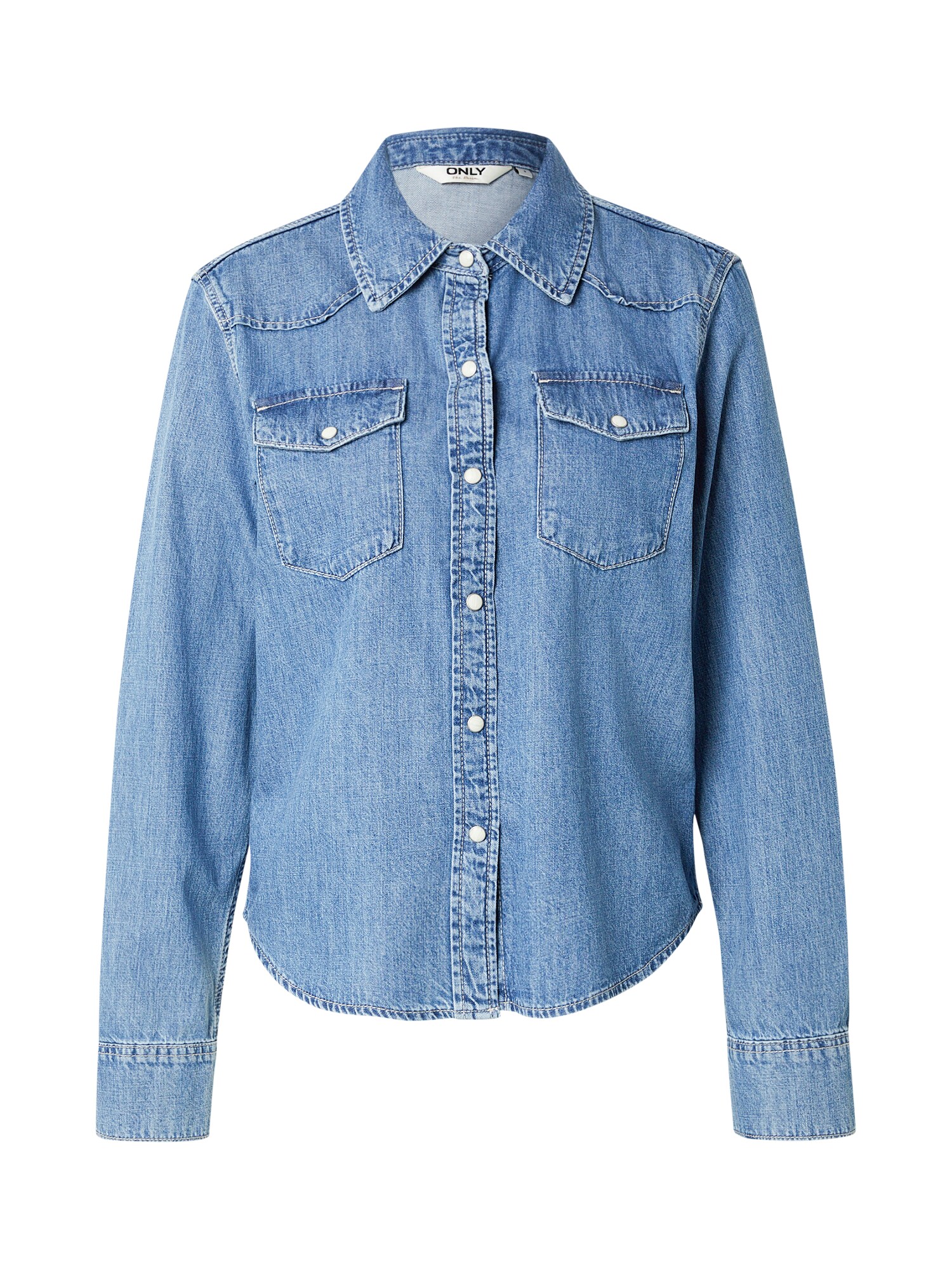 ONLY Bluză ONLCharlize  albastru denim