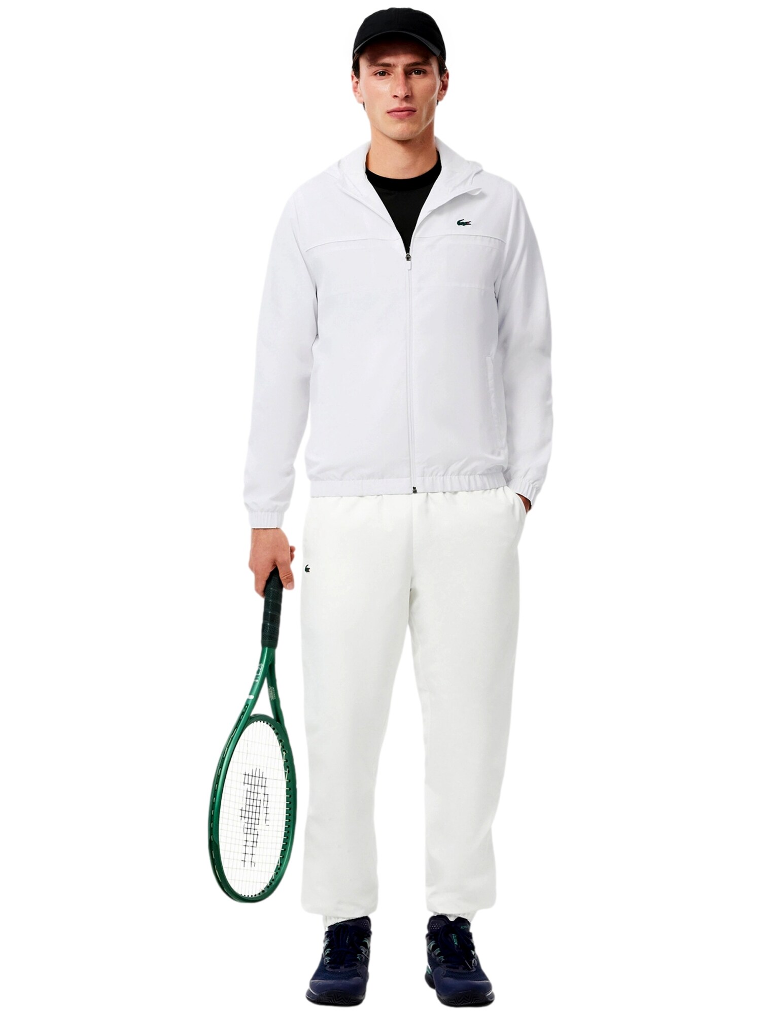 LACOSTE Chaqueta de entretiempo  blanco – imagen 4