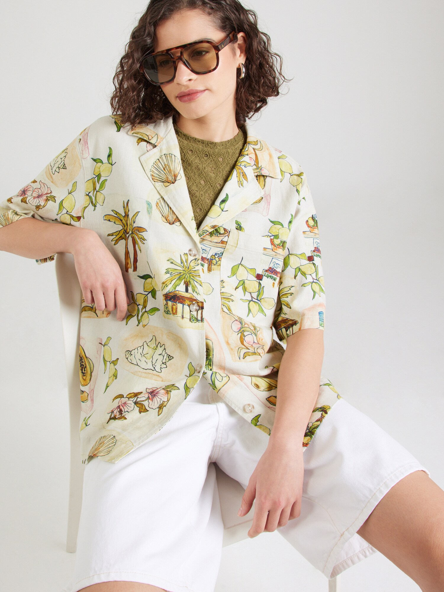 TOPSHOP Blúz  fehér termék 2. képe