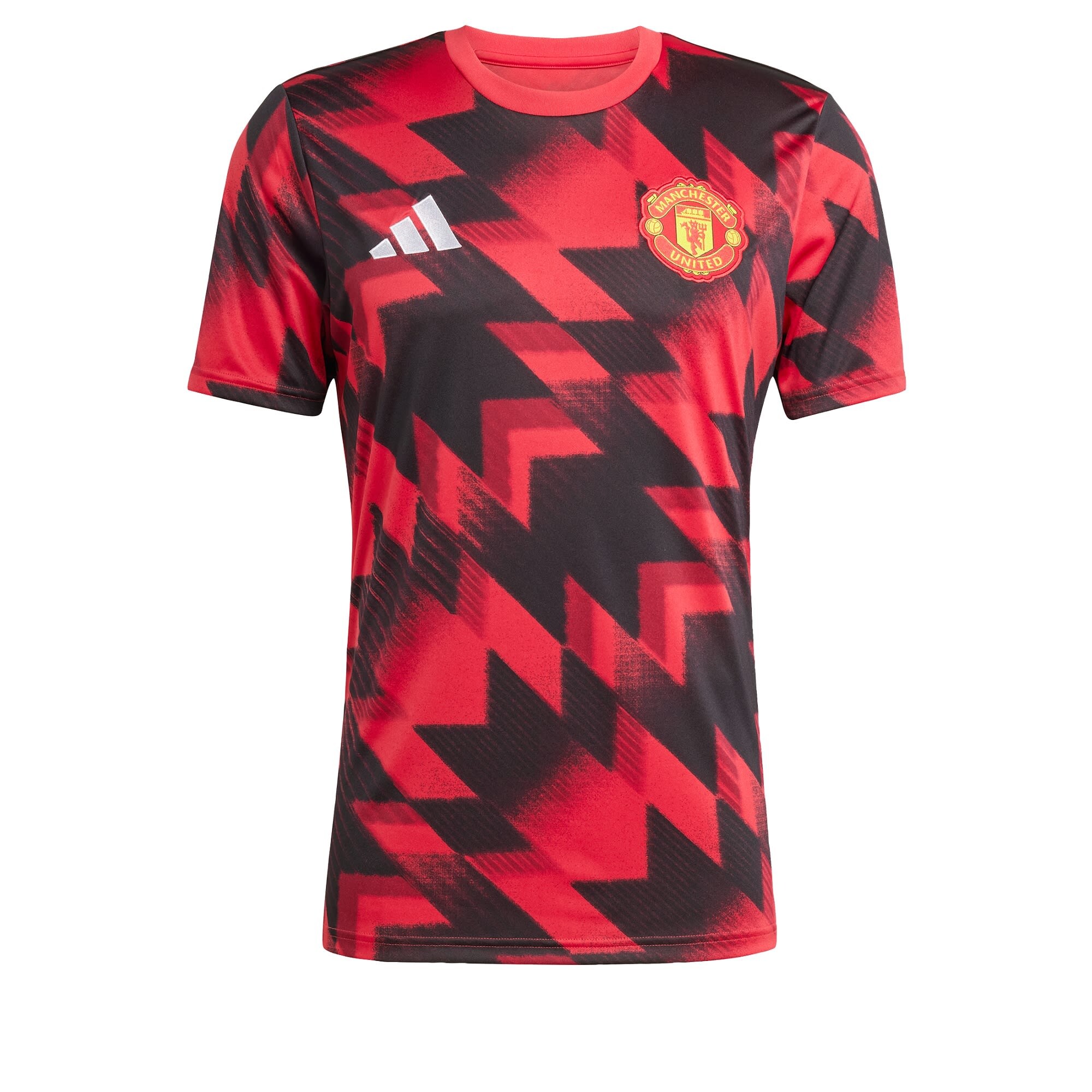 ADIDAS PERFORMANCE Camiseta de fútbol 'Manchester United 25/26 Pre-Match' amarillo / rojo / negro / blanco
