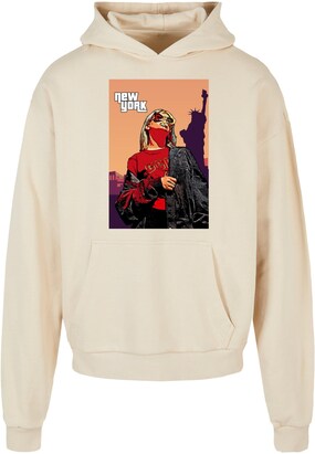 Merchcode Sweatshirt ‘Grand New York’ Beige / Gemengde kleuren