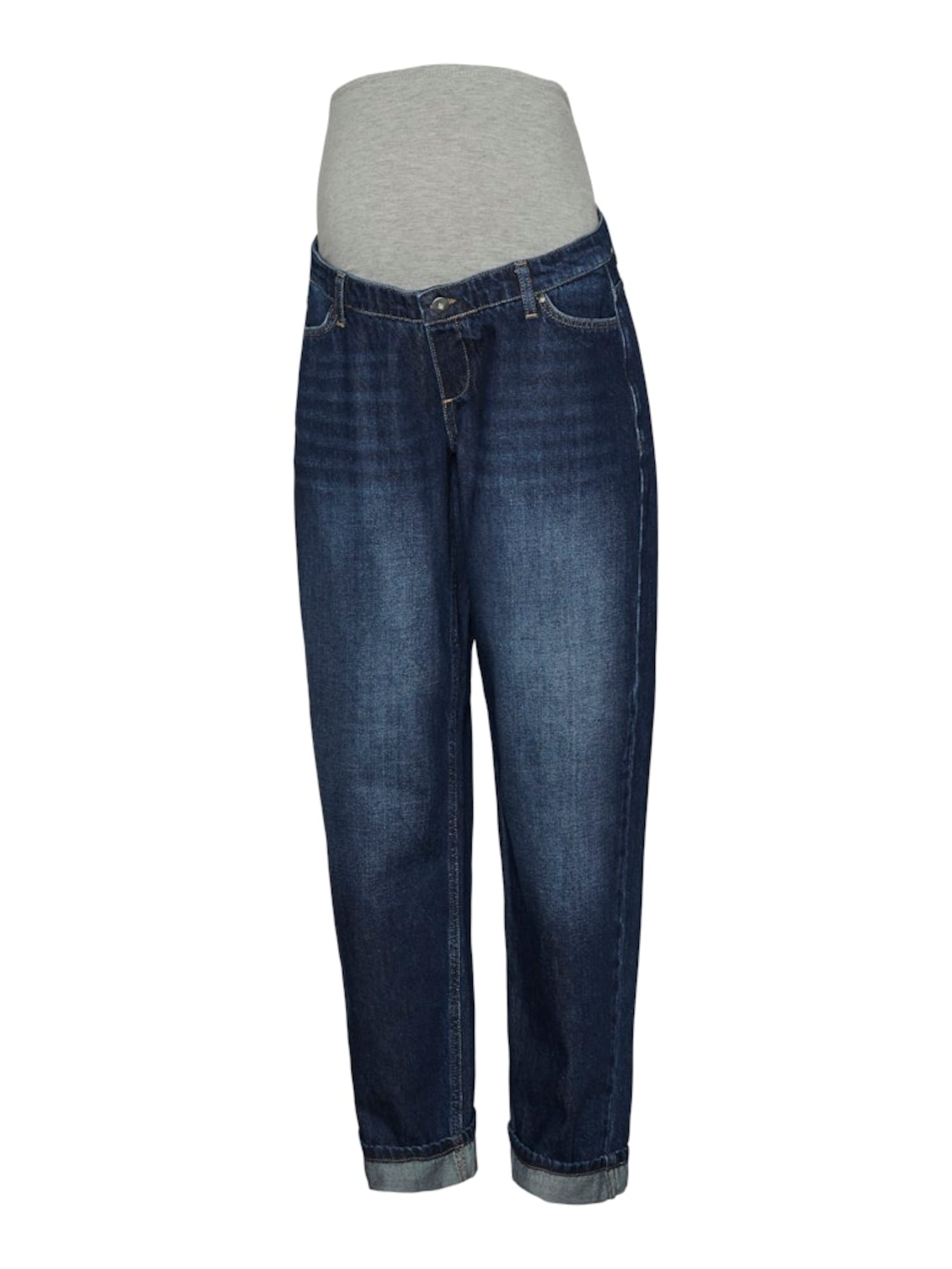 MAMALICIOUS Jeans Kyoto  albastru închis / gri deschis