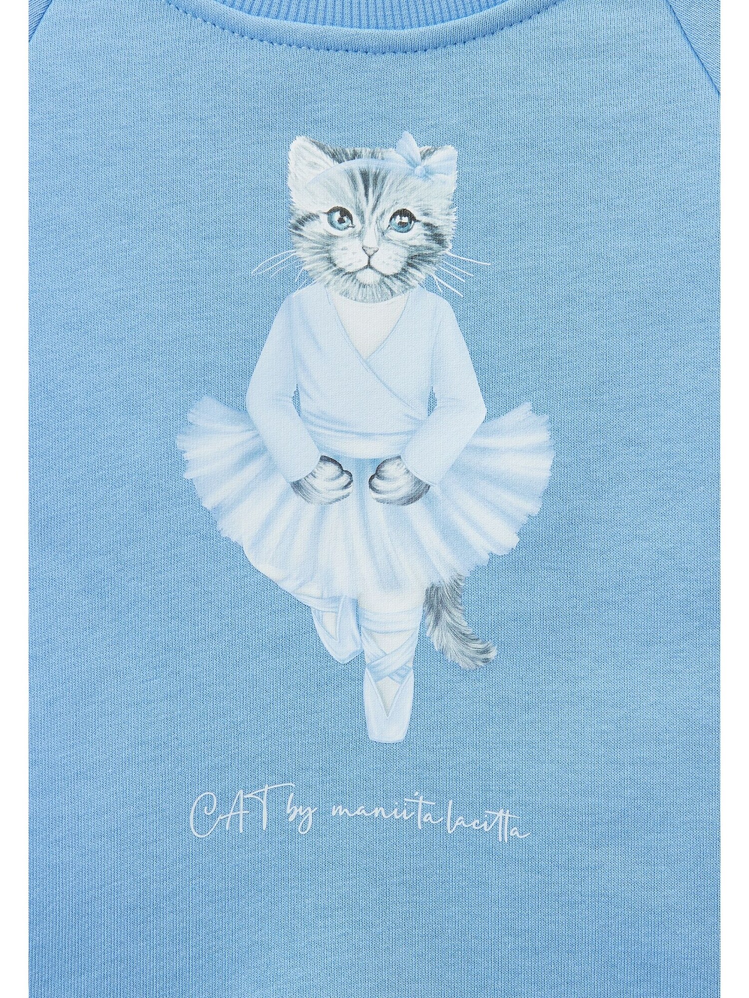 Thumbnail - CAT by Maniita Lacitta Sweatshirt mit Katzenprint BALLET KITTY