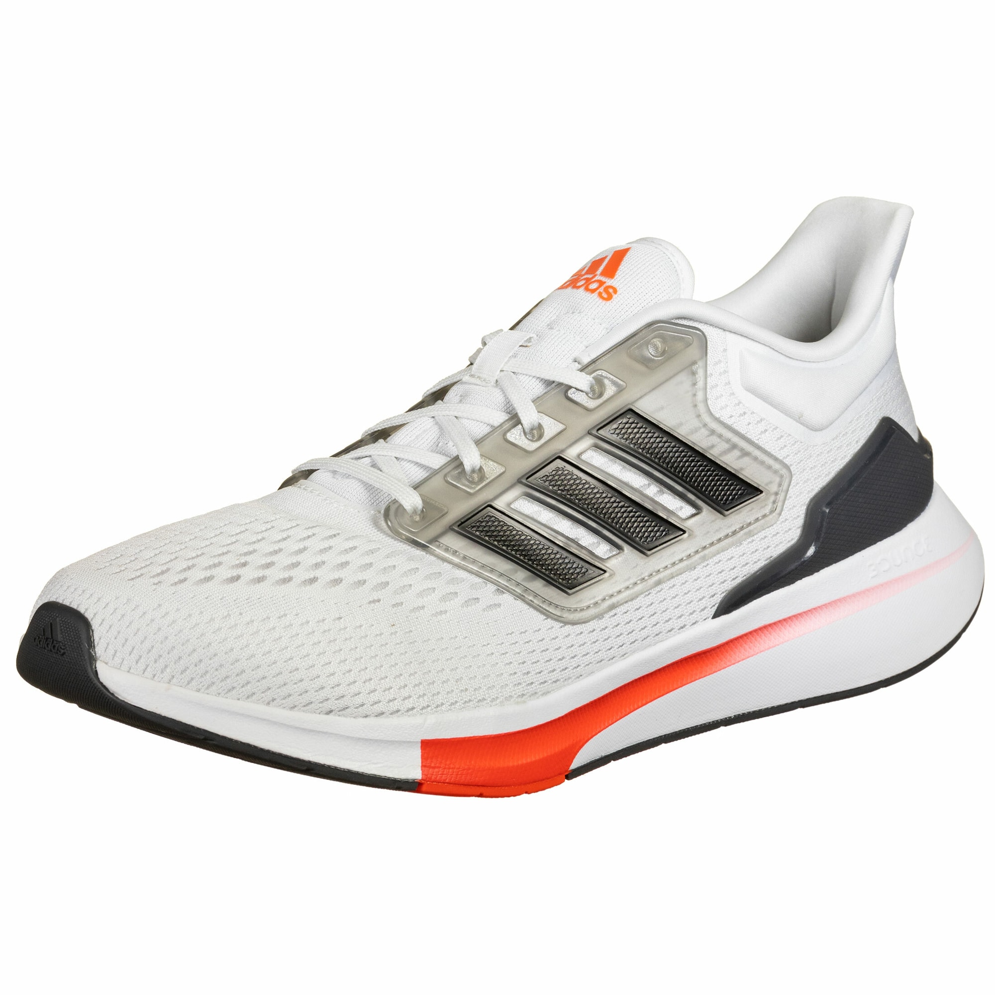 ADIDAS PERFORMANCE Bėgimo batai balta / juoda / oranžinė-raudona