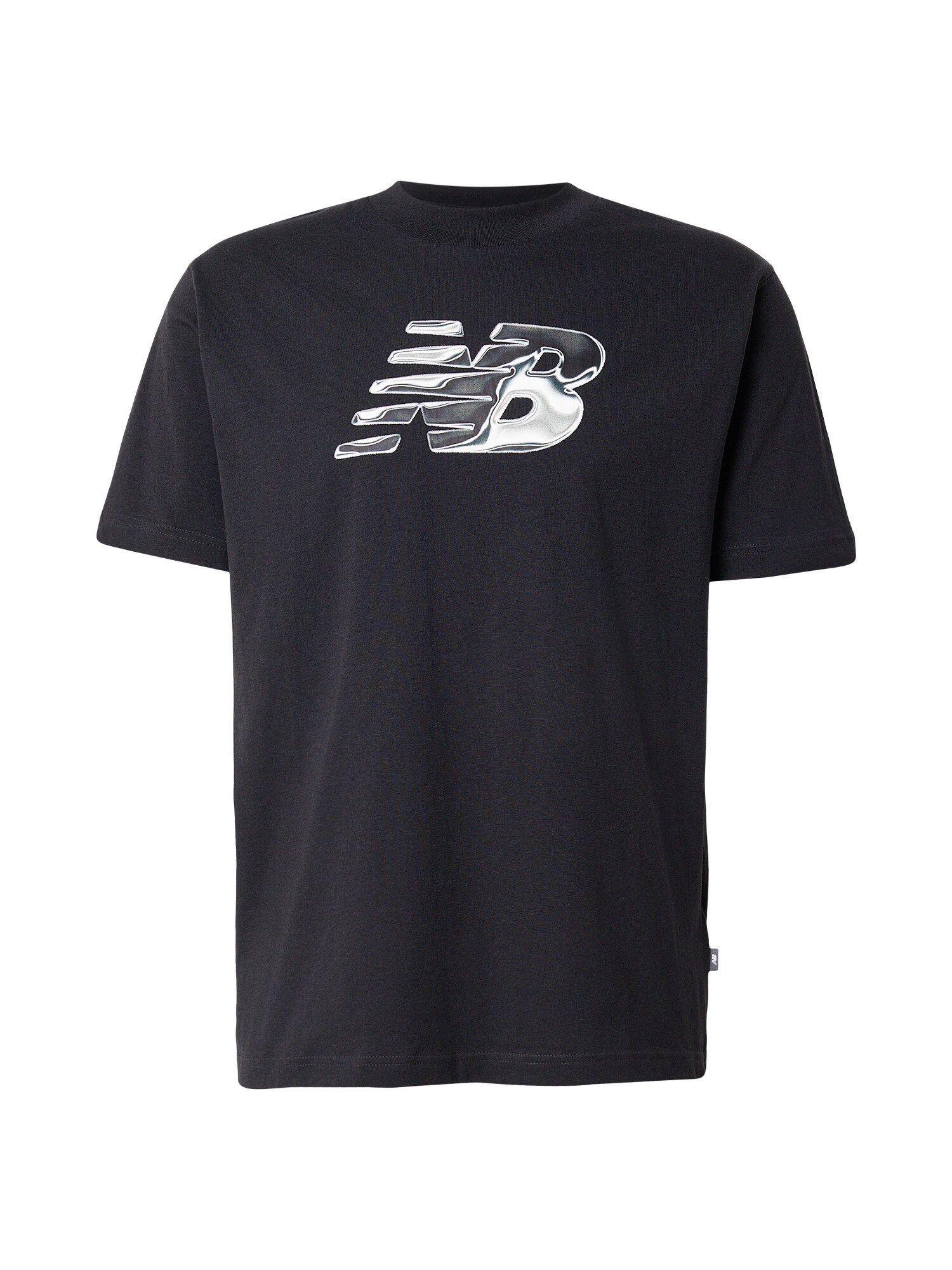 new balance Tricou funcțional  gri / negru / alb