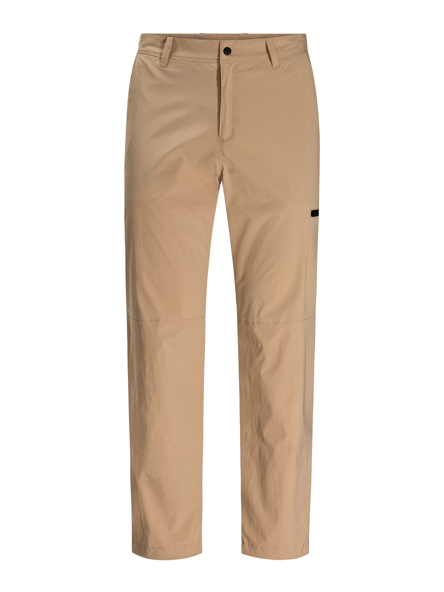 JACK WOLFSKIN Outdoorové nohavice 'WANDERTHIRST'  piesková / čierna
