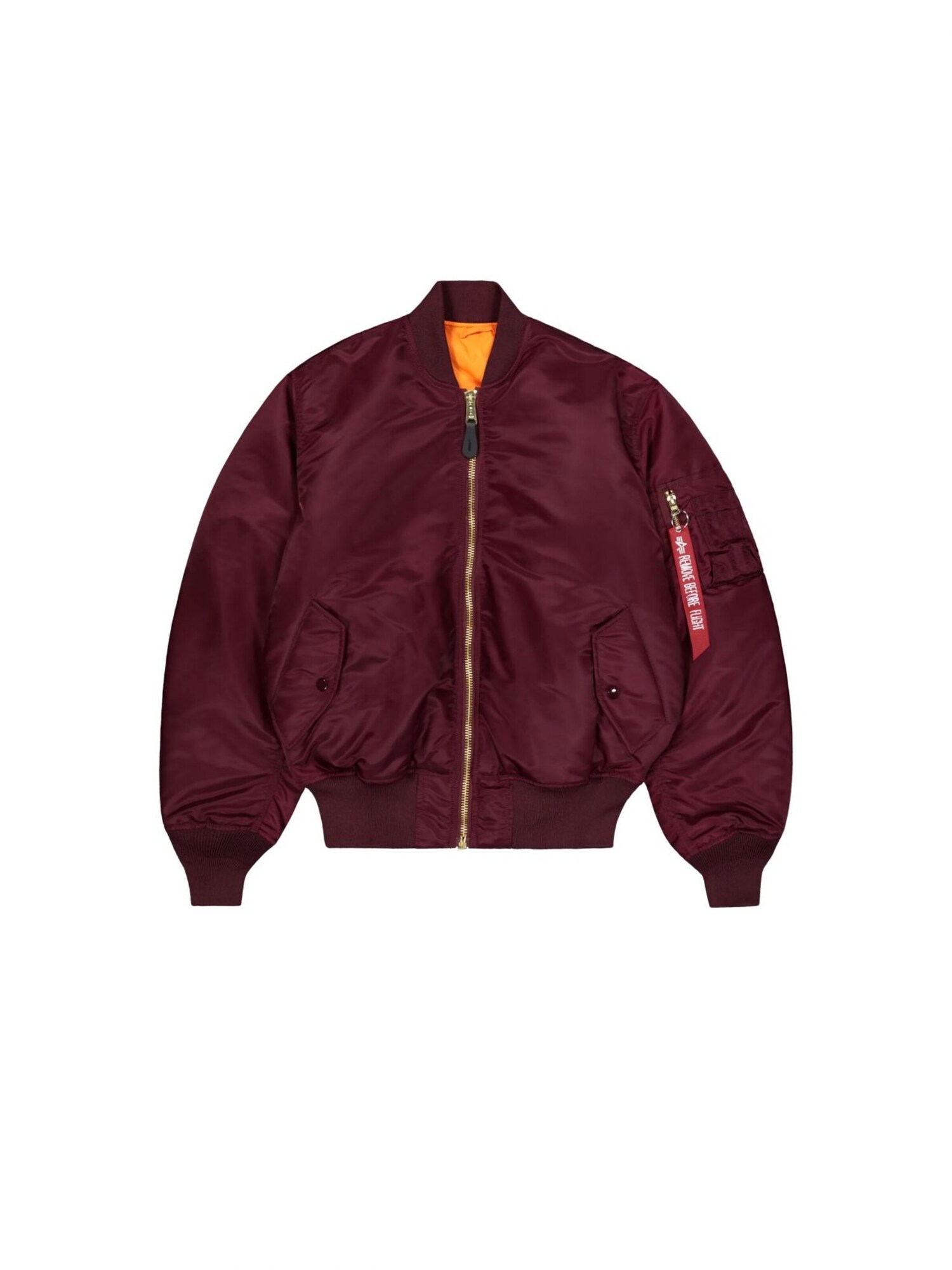 ALPHA INDUSTRIES Prechodná bunda  purpurová