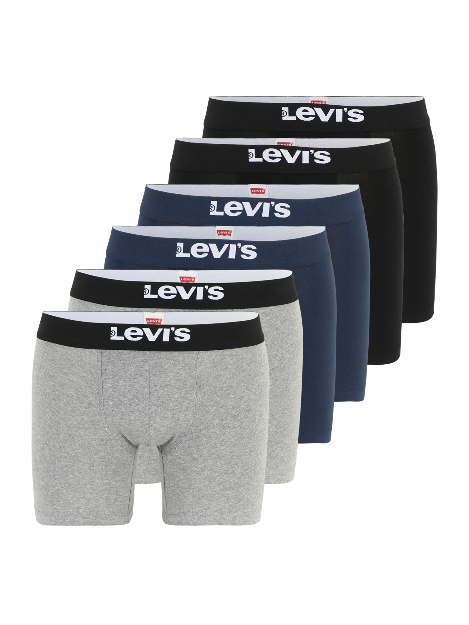 LEVIS ® Boxeri  bleumarin / gri amestecat / negru / alb