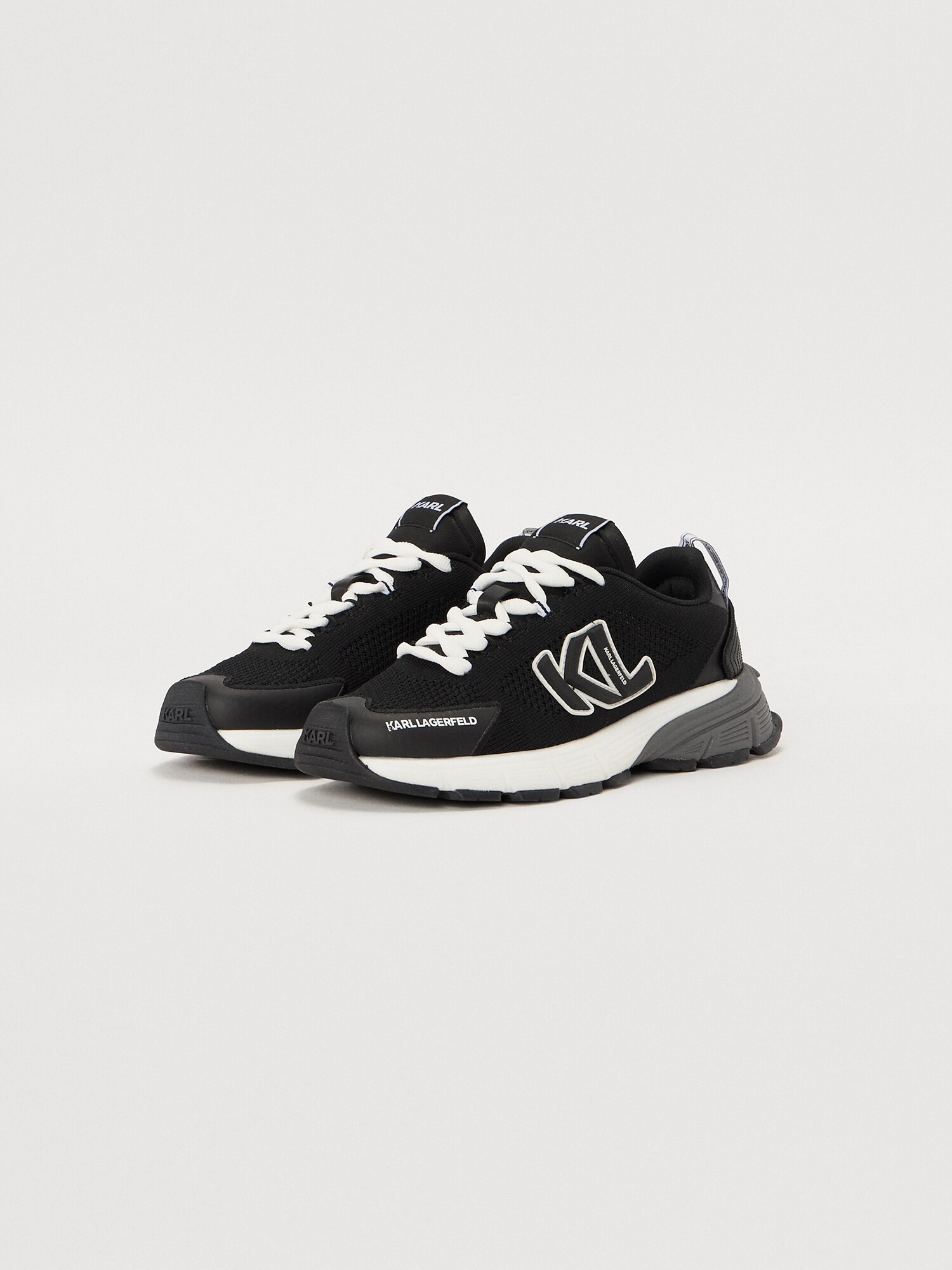 Karl Lagerfeld Sneaker low  negru / alb
