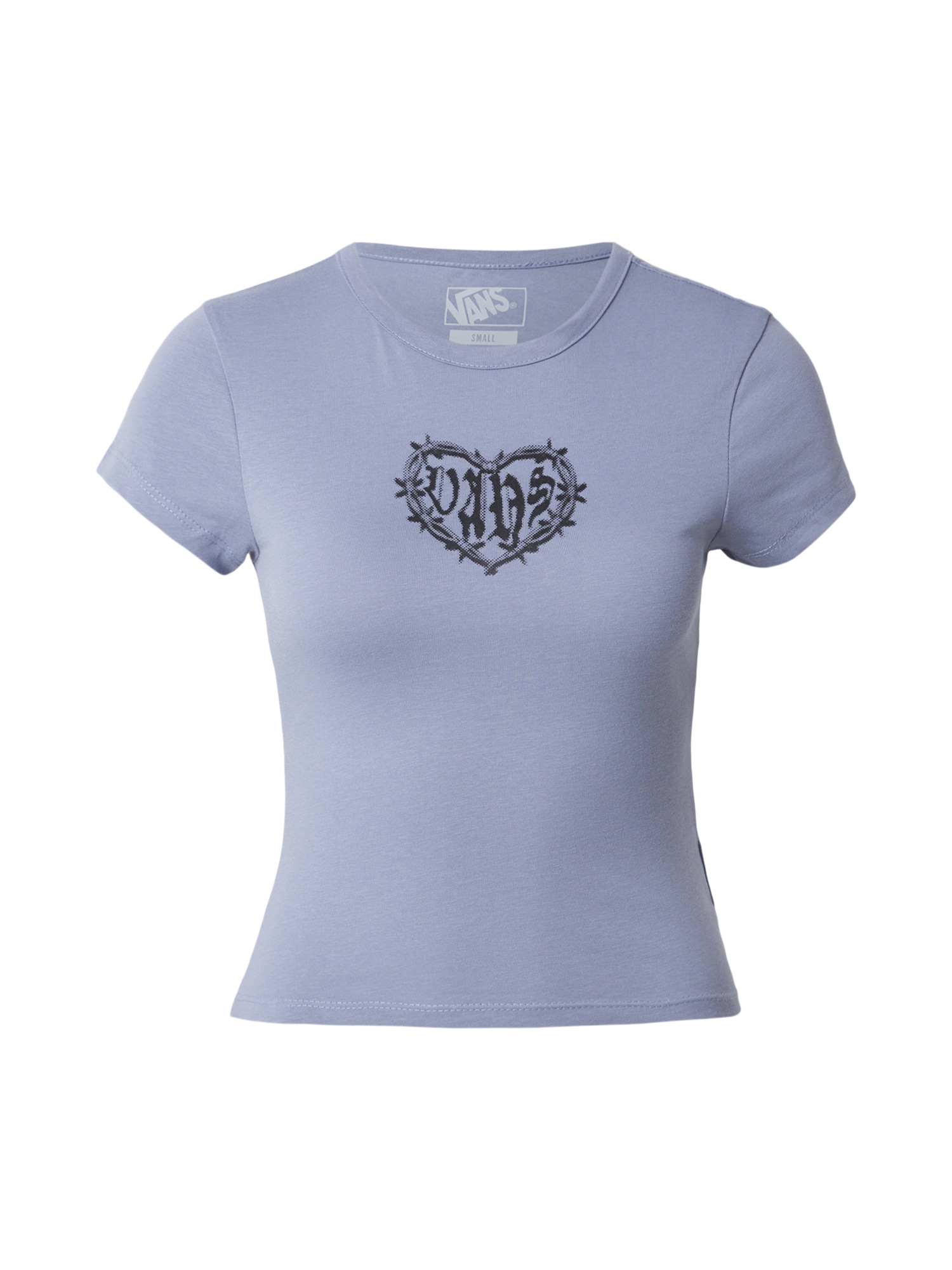 VANS Tričko 'BARBED HEART'  modrosivá / tmavosivá