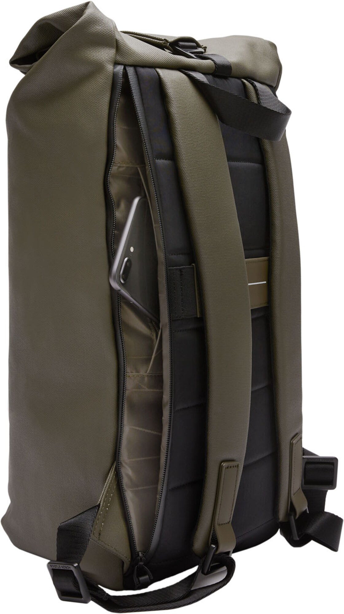 Horizn Studios Hátizsák 'SoFo Rolltop'  olíva / fekete termék 2. képe