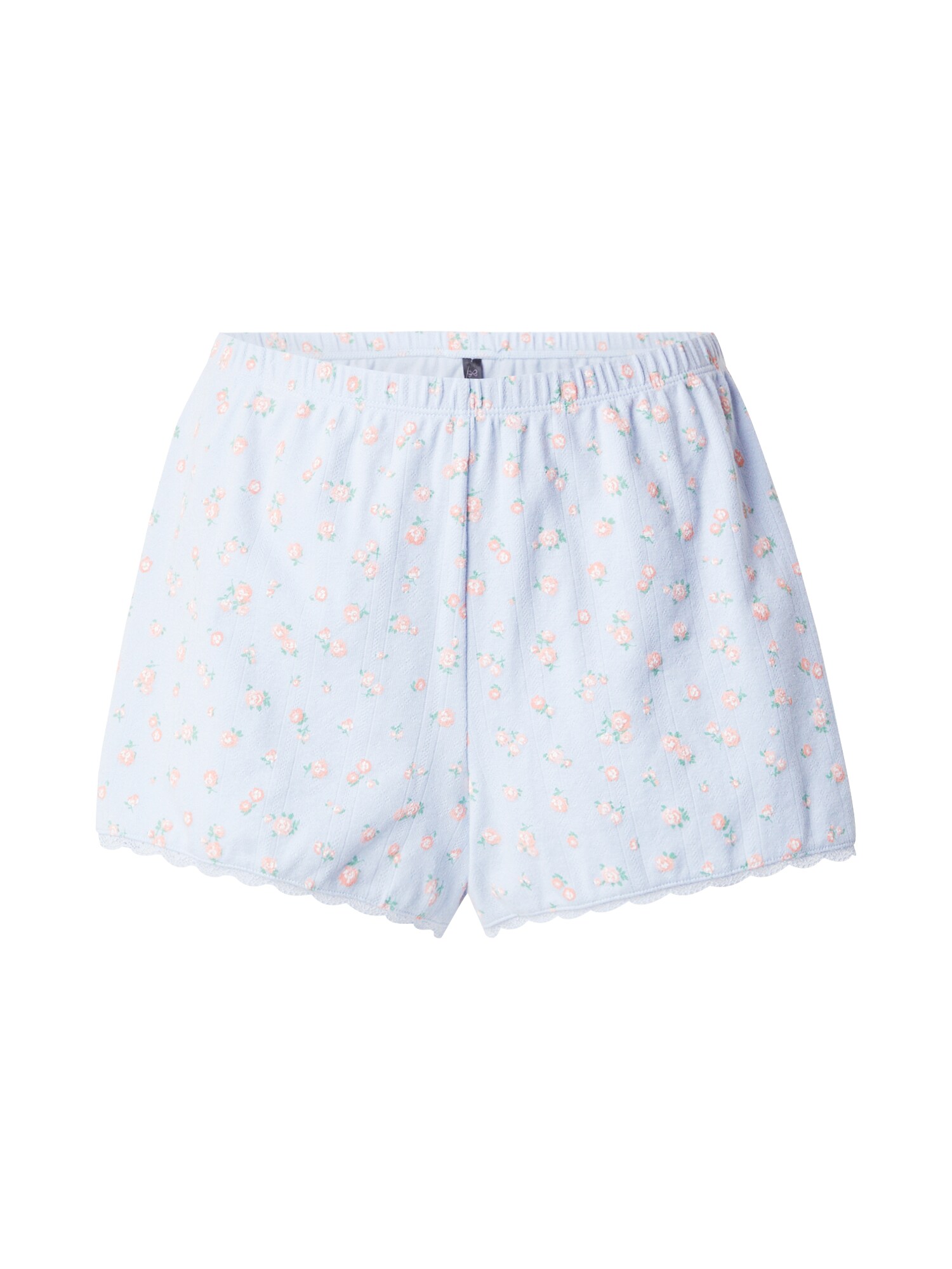 Hunkemöller Pantaloni de pijama  albastru deschis / verde jad / rosé / alb
