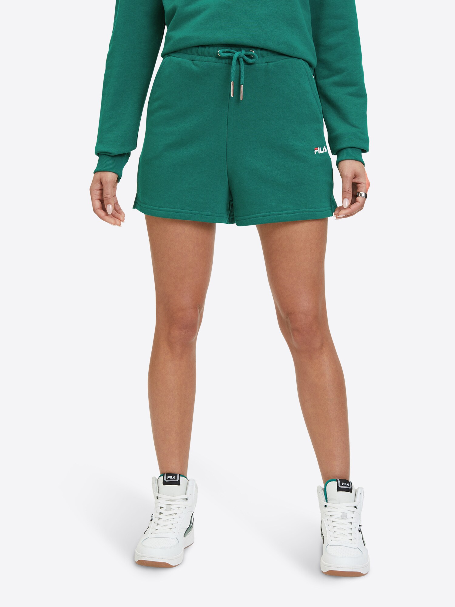 FILA Sportnadrágok  zöld / piros / fehér termék 2. képe