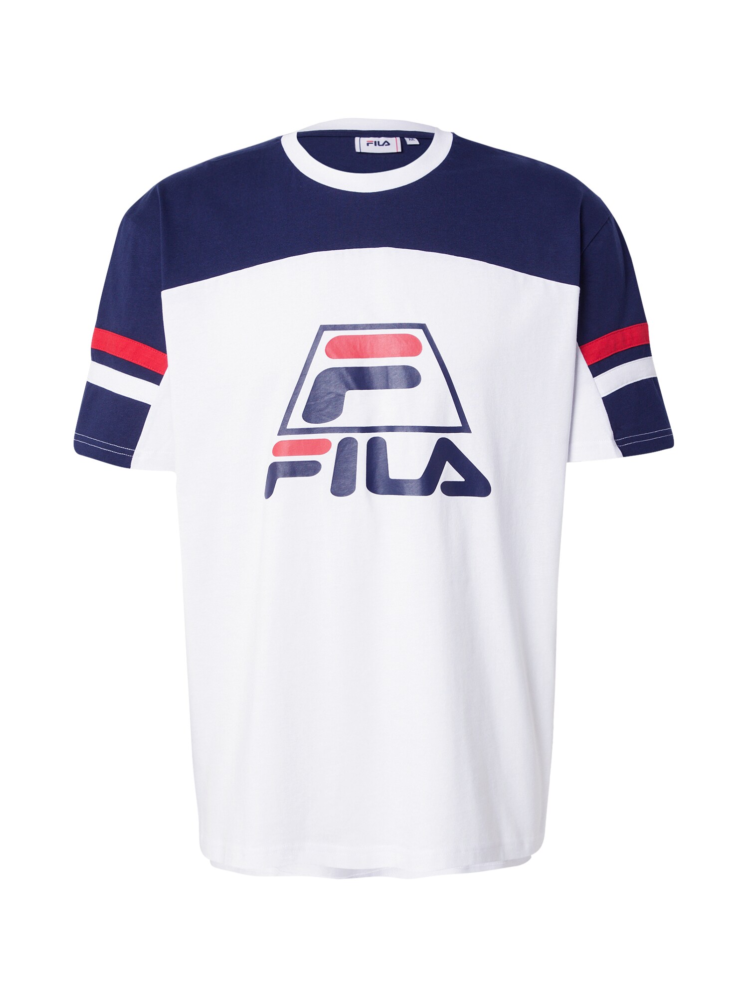 FILA Tricou funcțional LONDERZEEL  albastru închis / roșu / alb