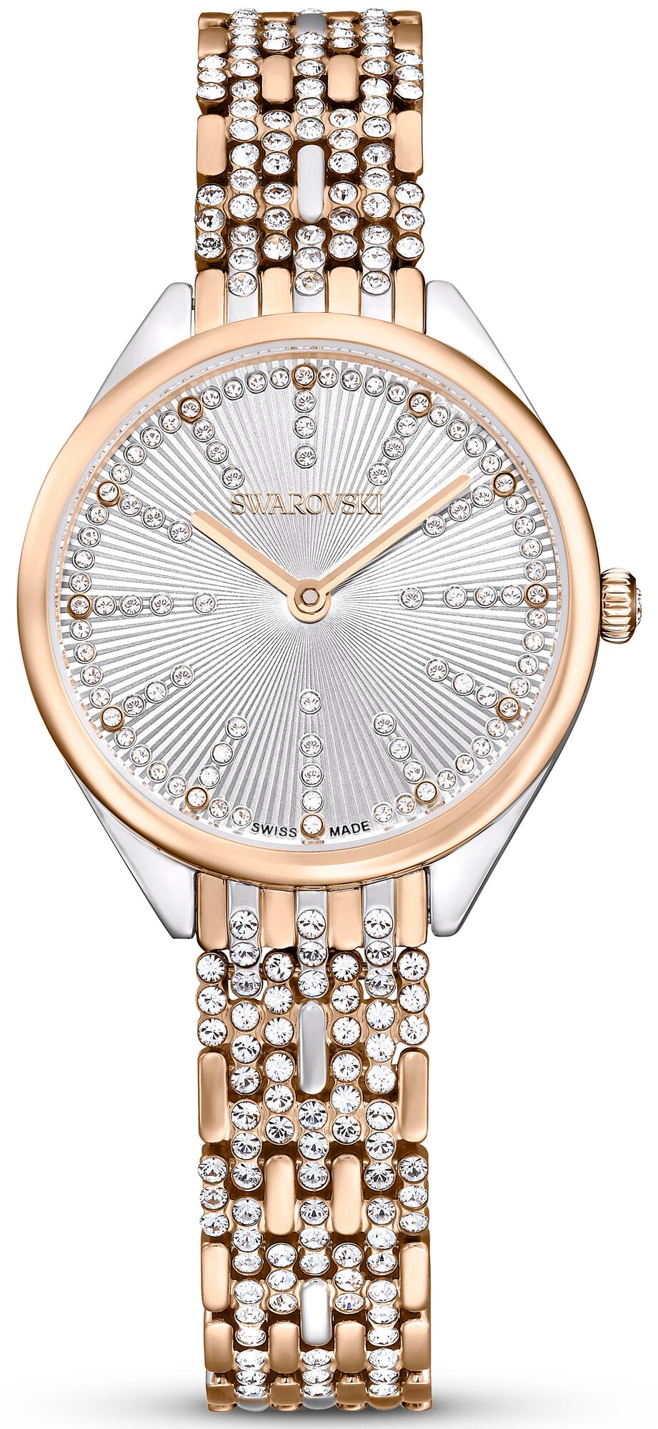 Swarovski Analoog Horloge Rose-goud / Zilver