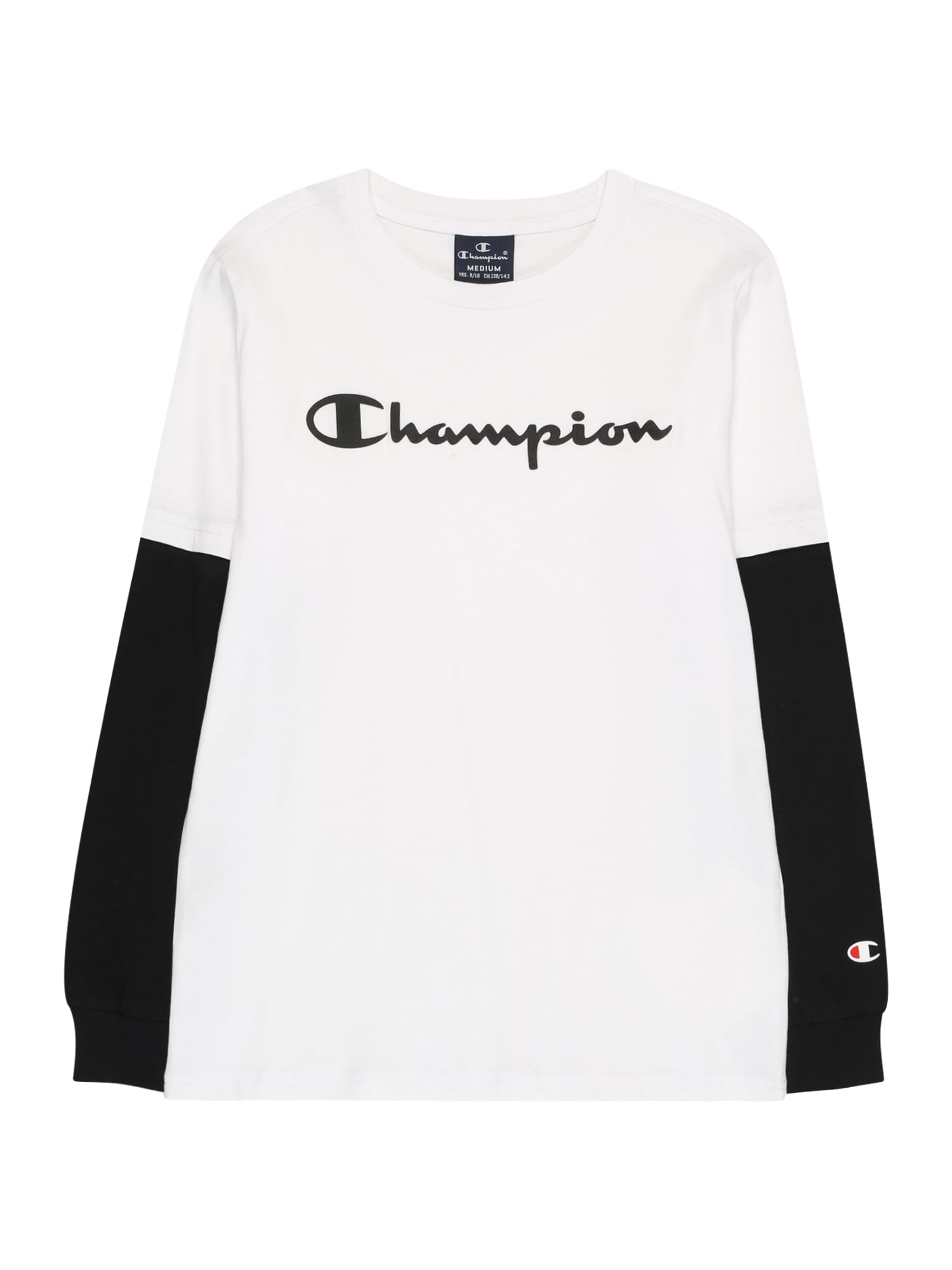 Champion Authentic Athletic Apparel Majica  crna / bijela
