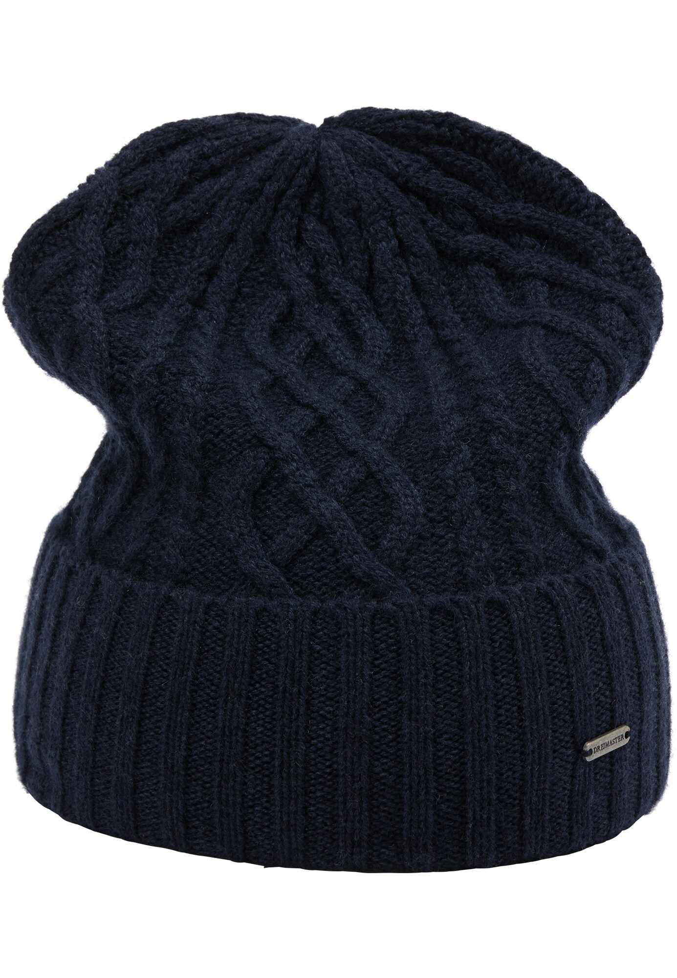 DreiMaster Klassik Megzta kepurė  tamsiai mėlyna jūros spalva