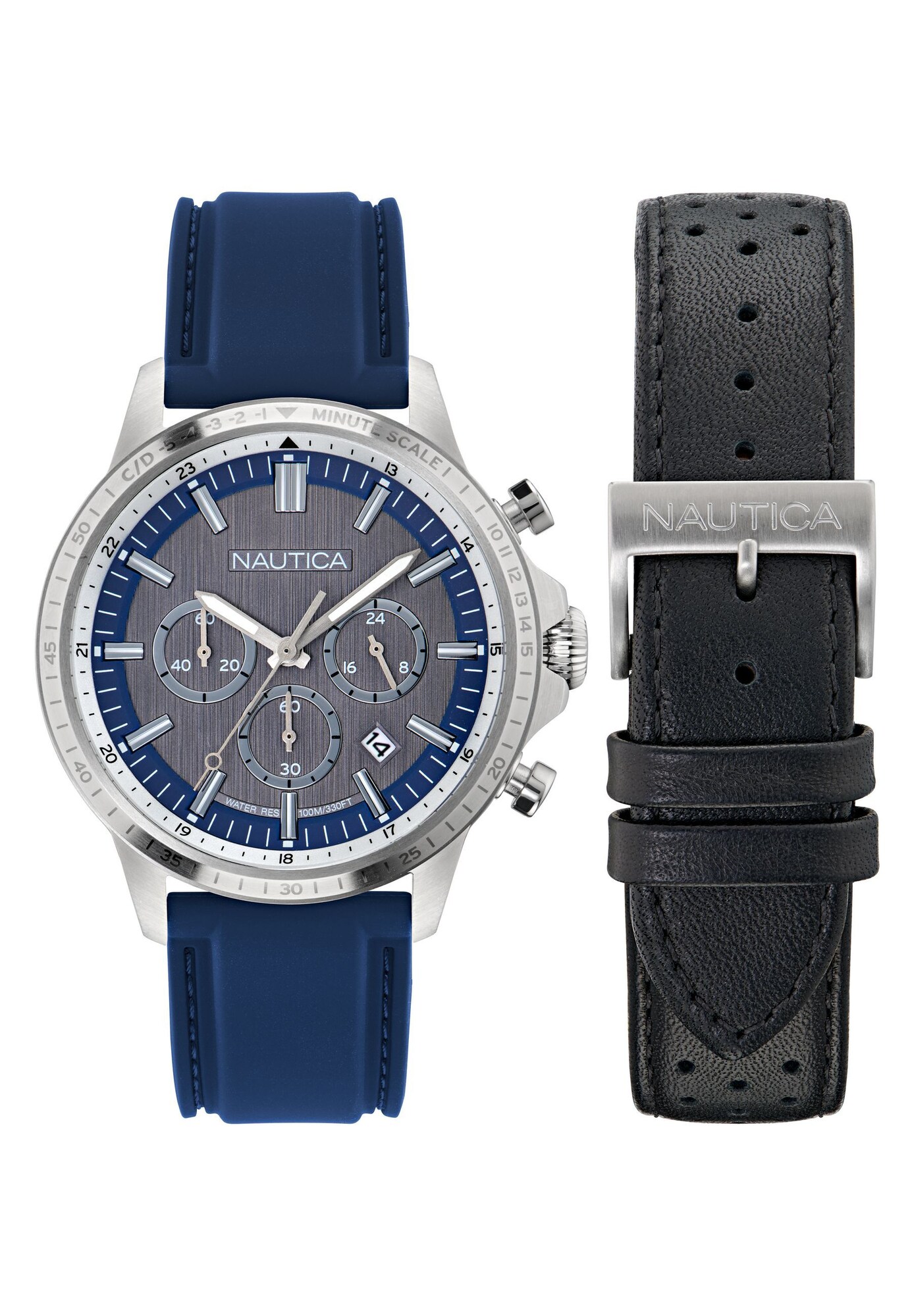 Nautica Analoog Horloge Donkerblauw