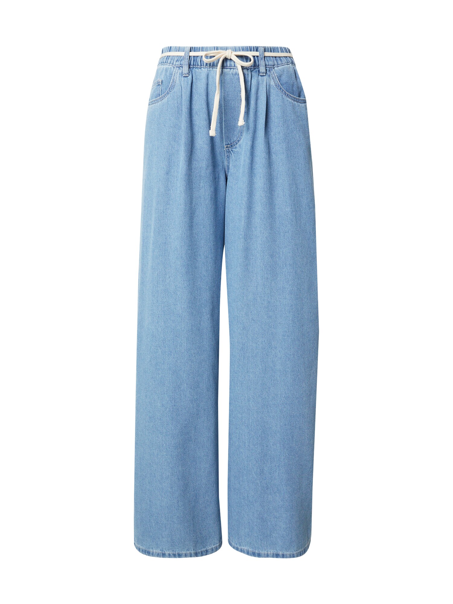 VERO MODA Plisované rifle 'VMVALERIA'  modrá denim