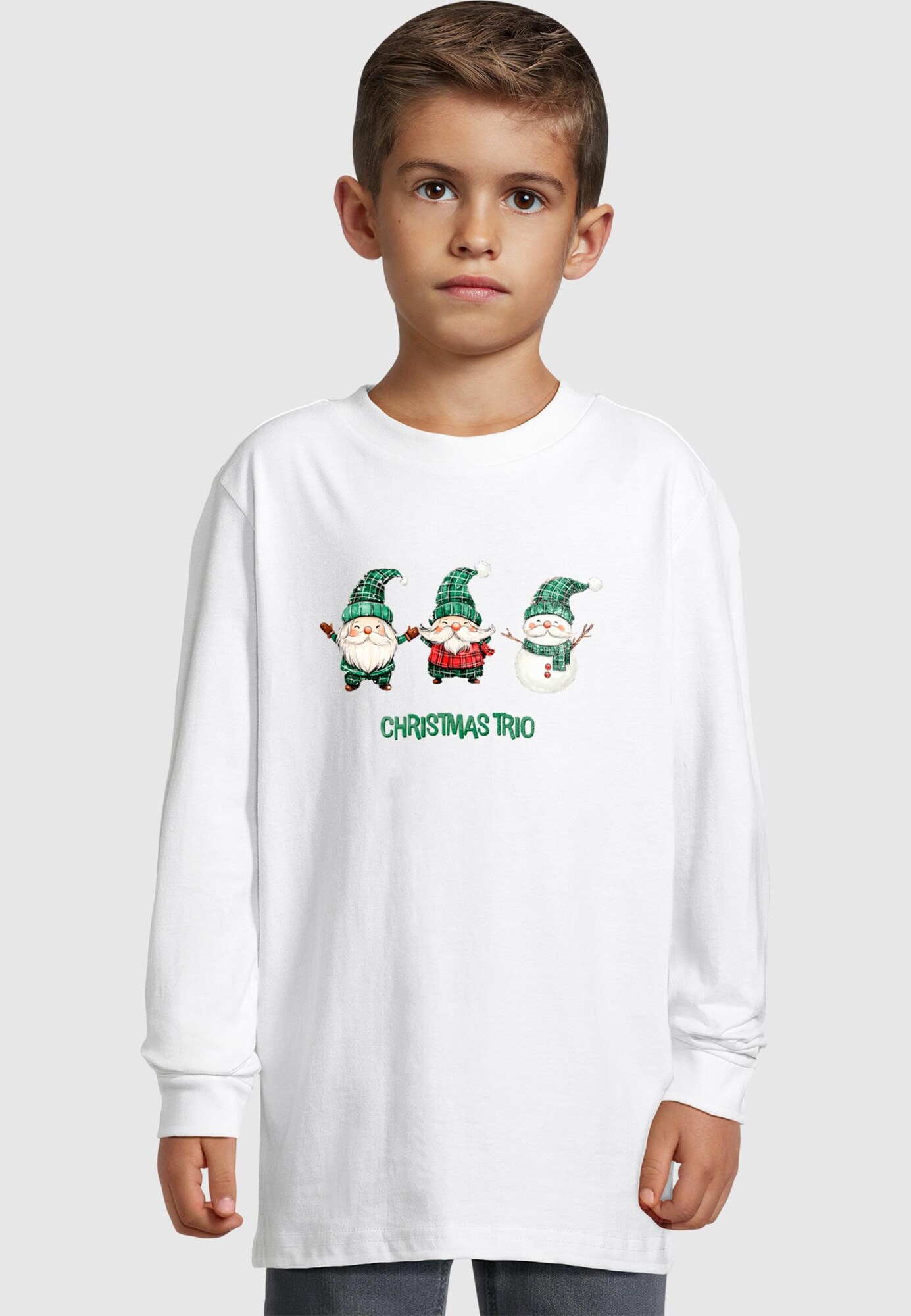 Thumbnail - Shirt 'Christmas Santa Trio'