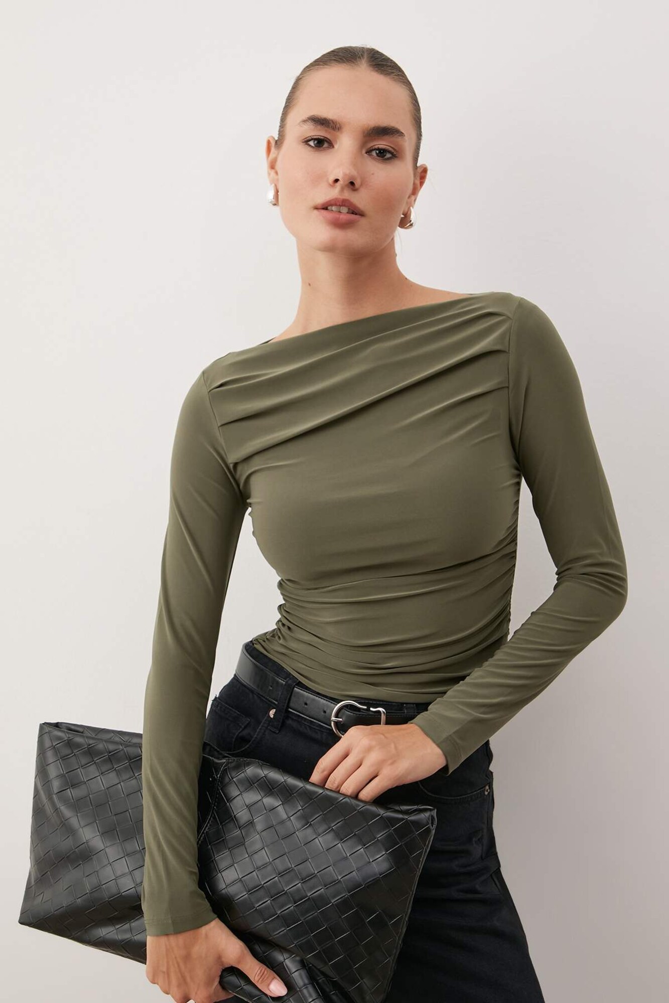 Trendyol Tricou oliv