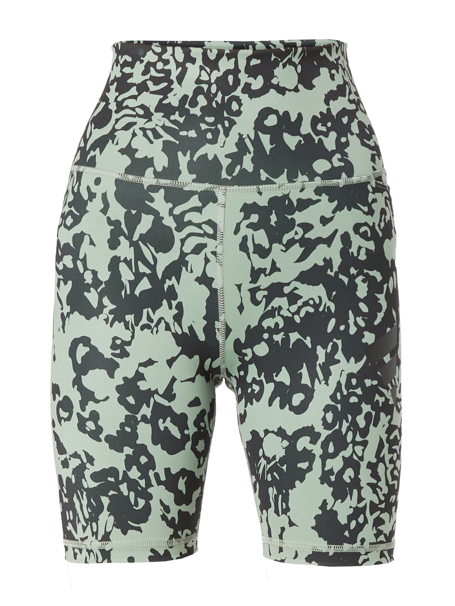 ADIDAS PERFORMANCE Sportske hlače 'Optime Stash Floral Print'  svijetlozelena / tamno zelena