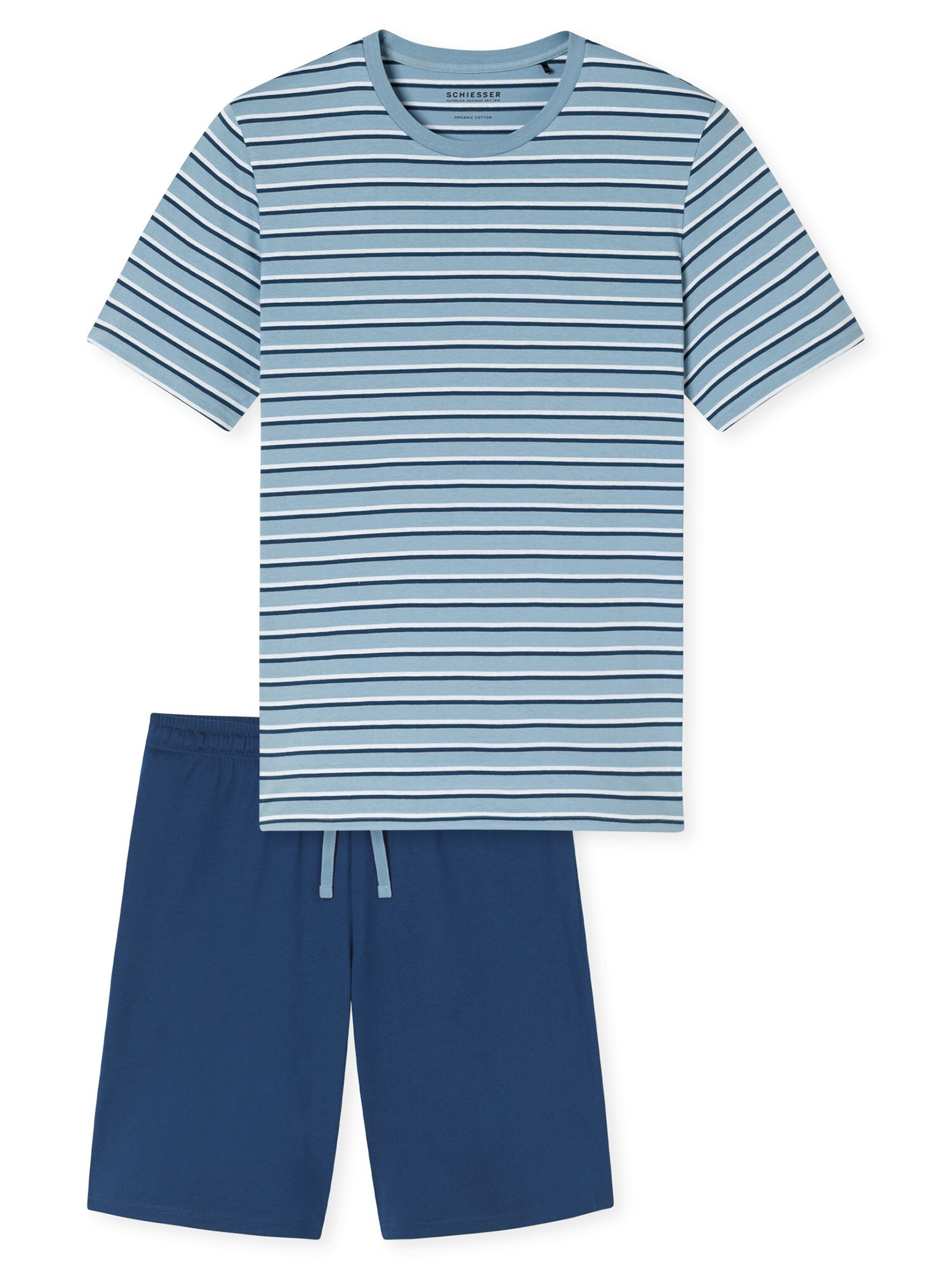 Schiesser Pyjama Kurz Casual Nightwear