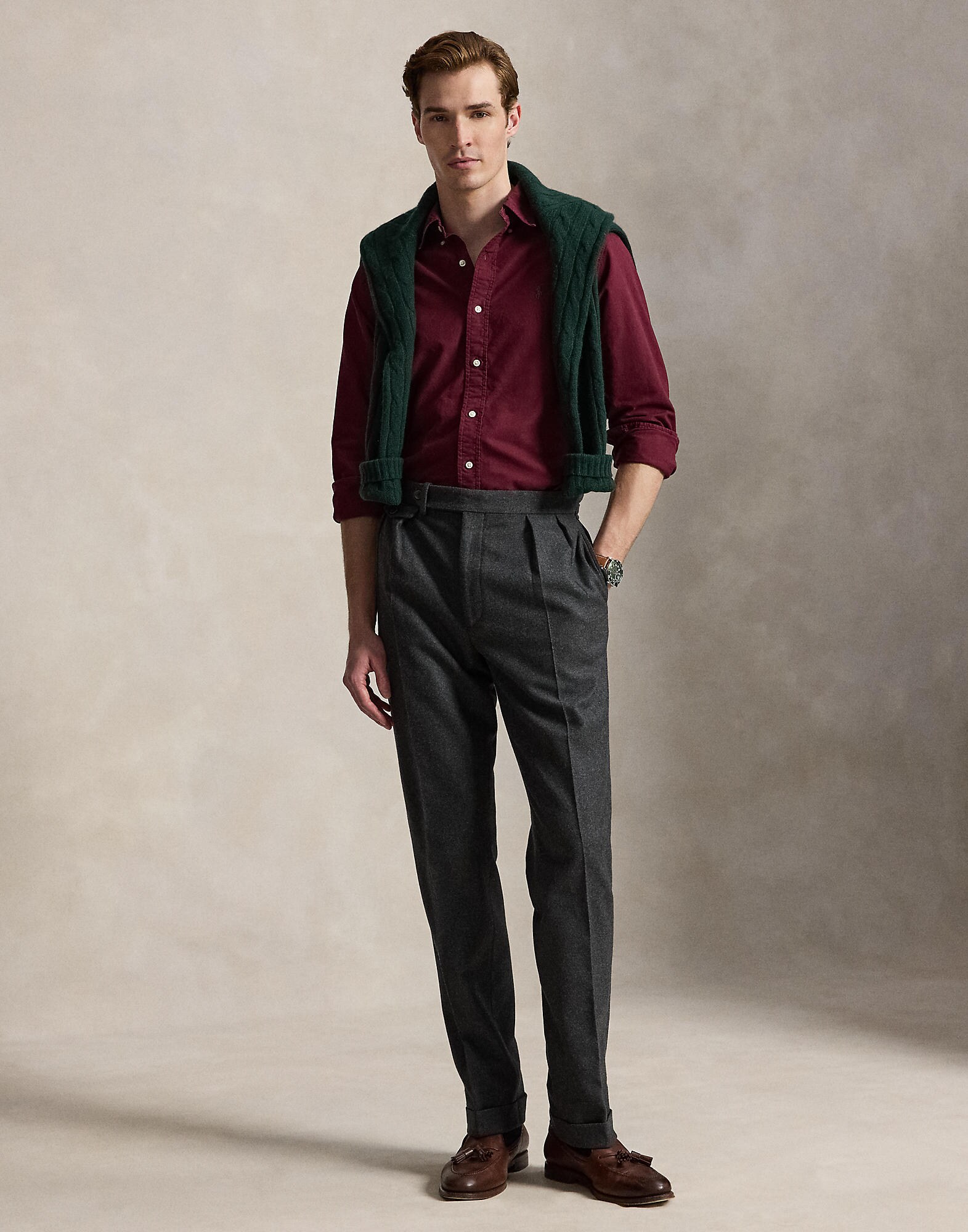 Polo Ralph Lauren Camisa rojo vino – imagen 8