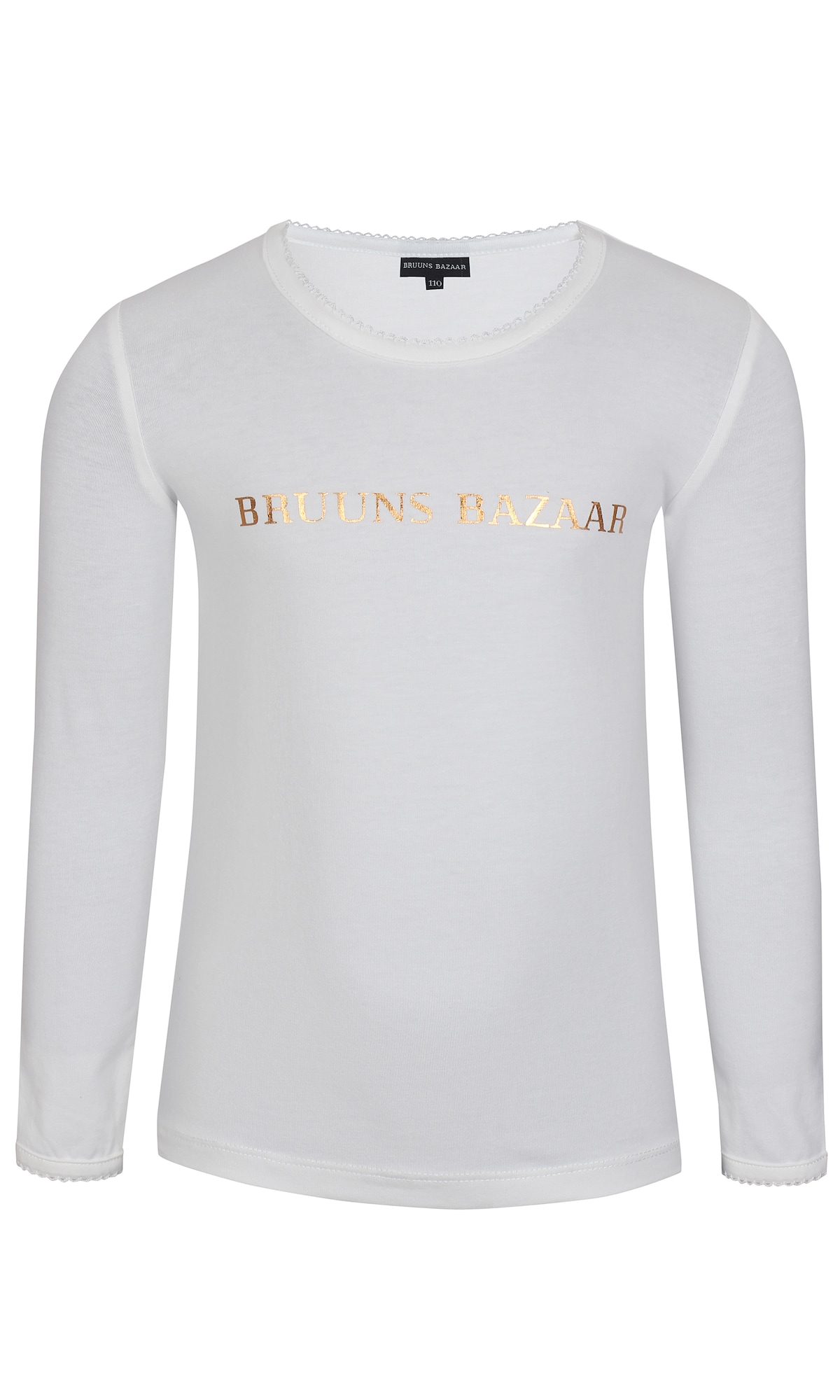 Bruuns Bazaar Kids T-Krekls 'Marie Louise' zelts / gandrīz balts