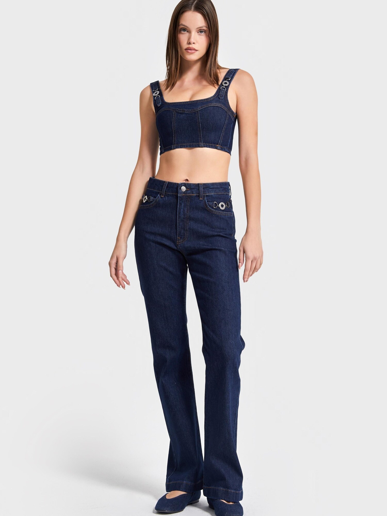 Jeans 'Flare Mid Rise Jeans'