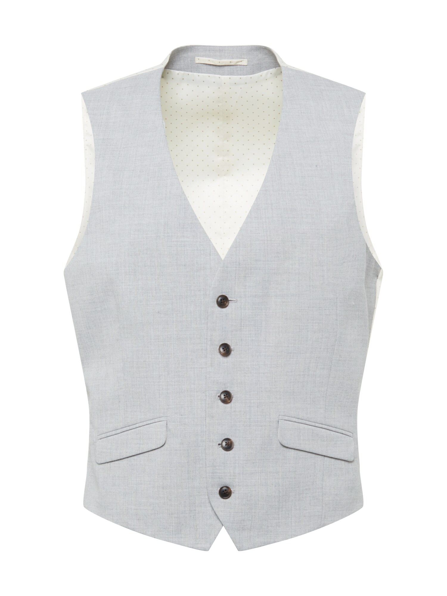 BURTON MENSWEAR LONDON Kostiuminė liemenė 'GREY MARL WC'  pilka