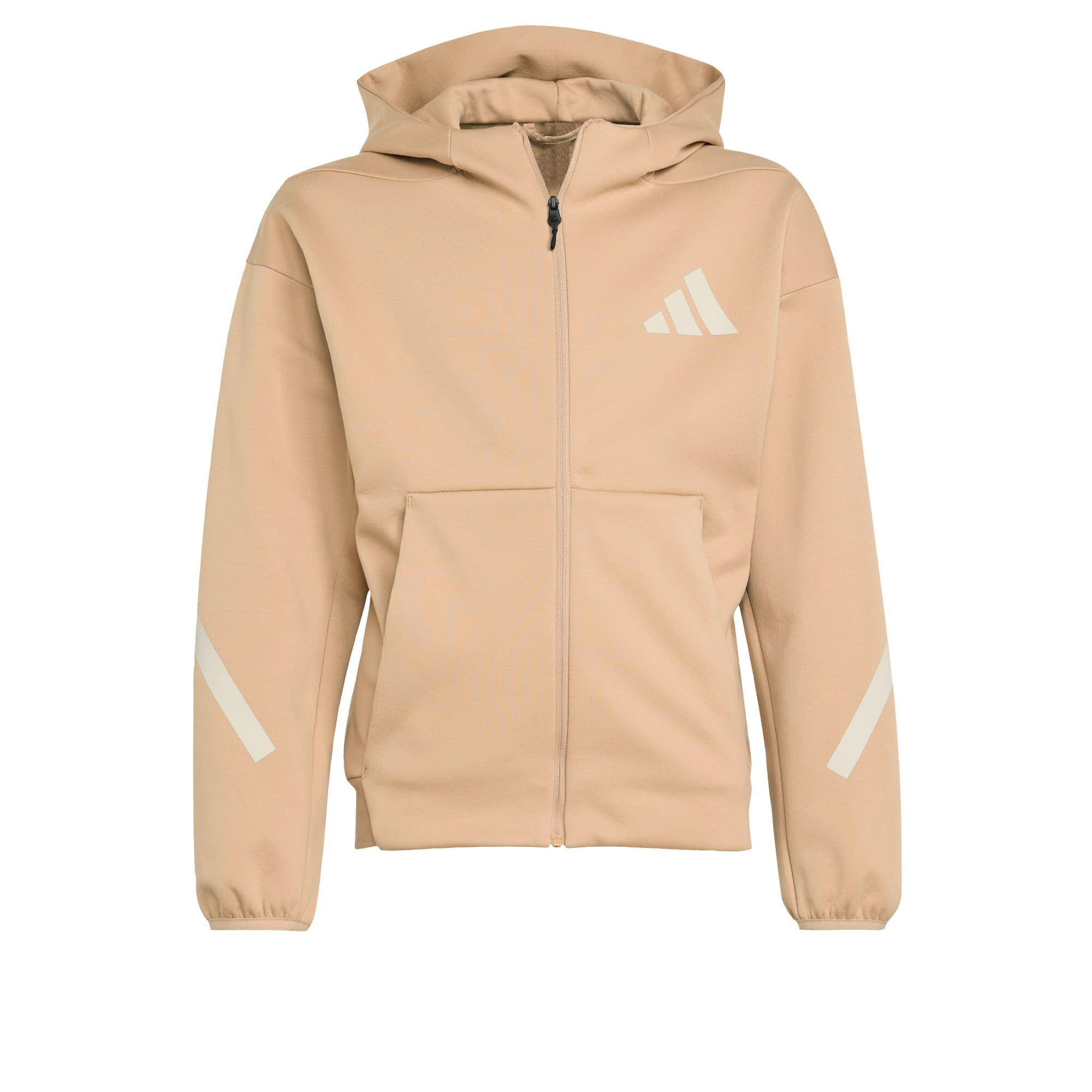 ADIDAS SPORTSWEAR Sport szabadidős dzsekik 'Z.N.E.'  cappuccinobarna / fehér akciós termékkép 1