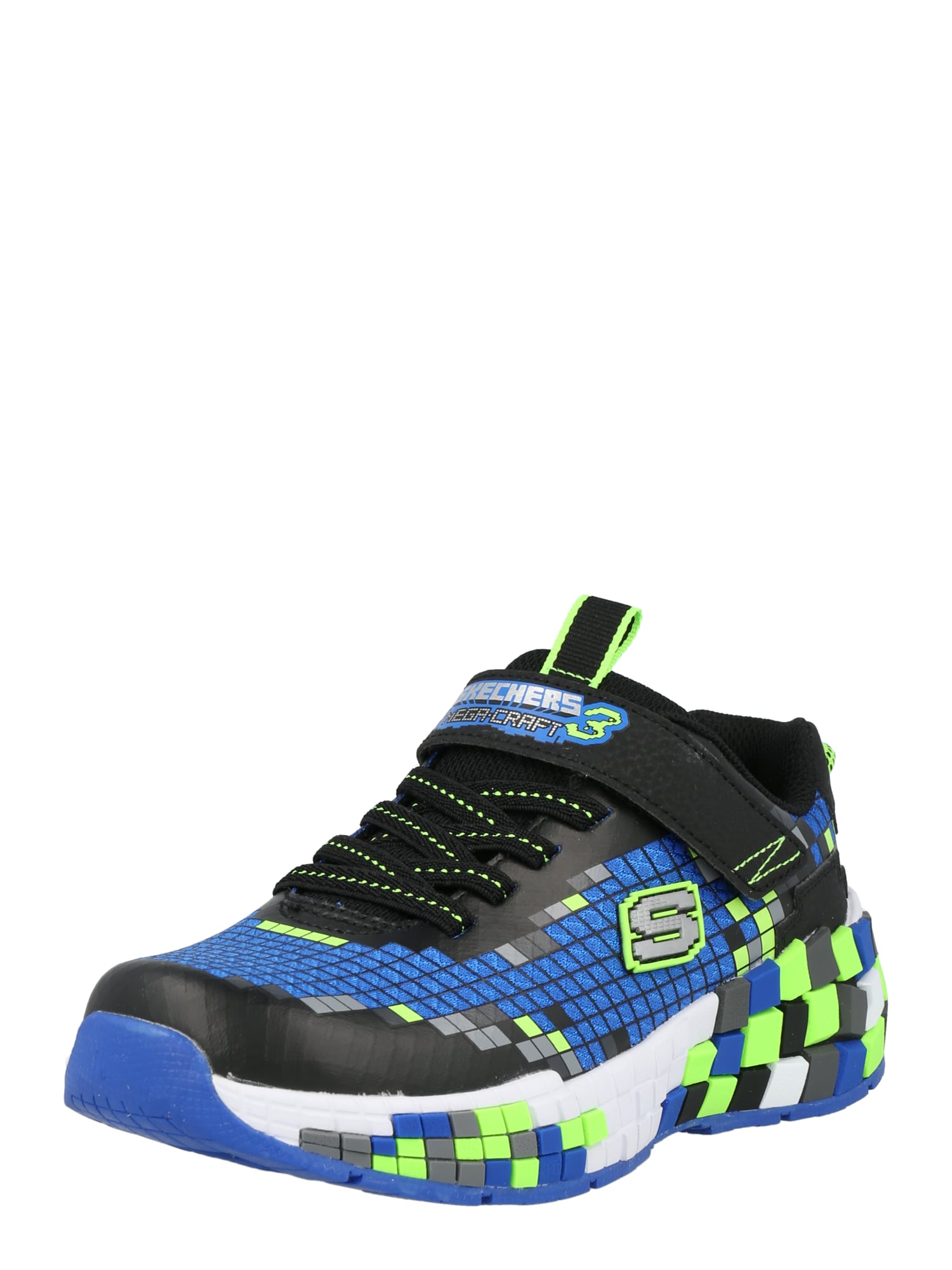 SKECHERS Sportcipő  kék / citromzöld / fekete akciós termékkép 1