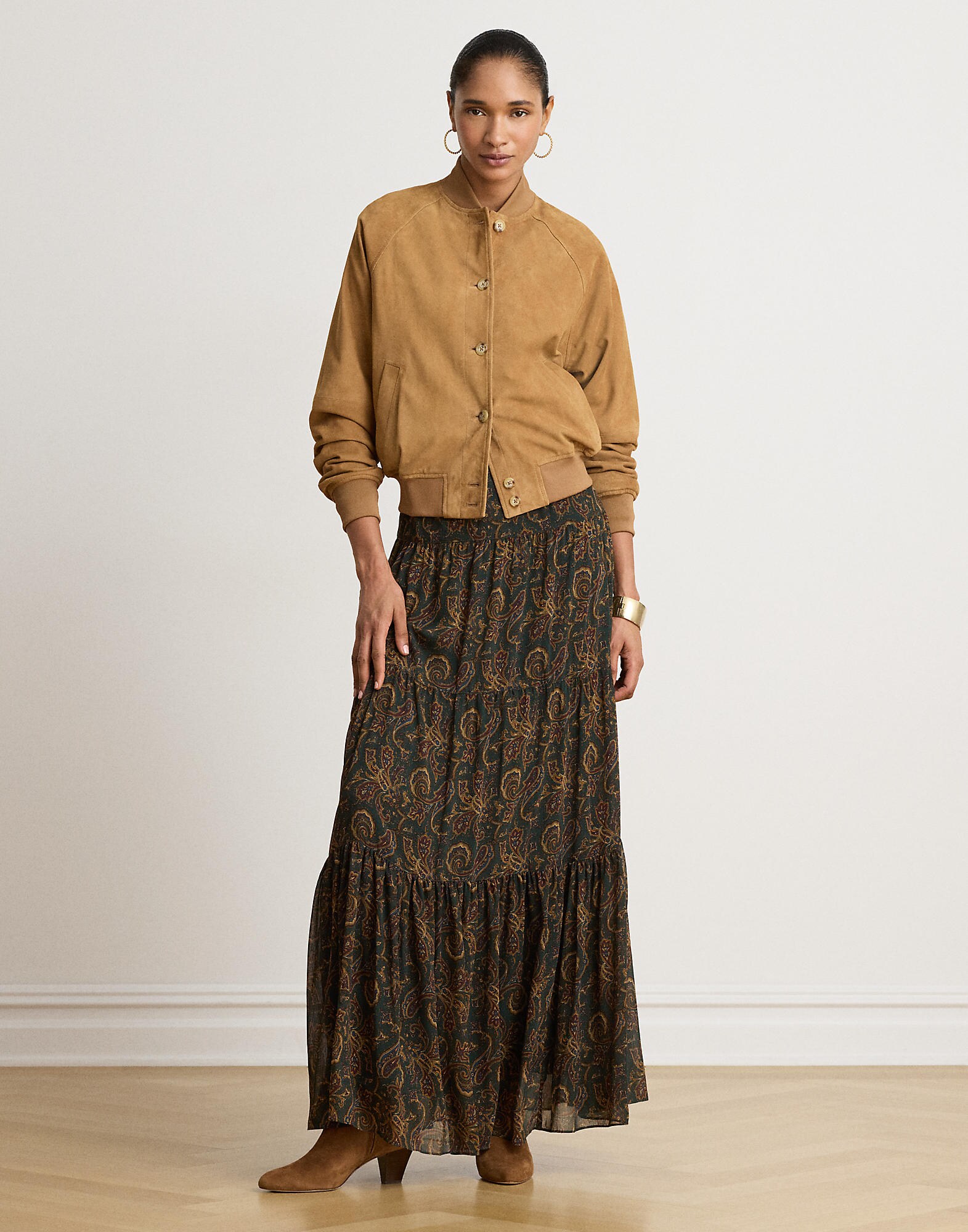 Lauren Ralph Lauren Chaqueta de entretiempo  camelo – imagen 8
