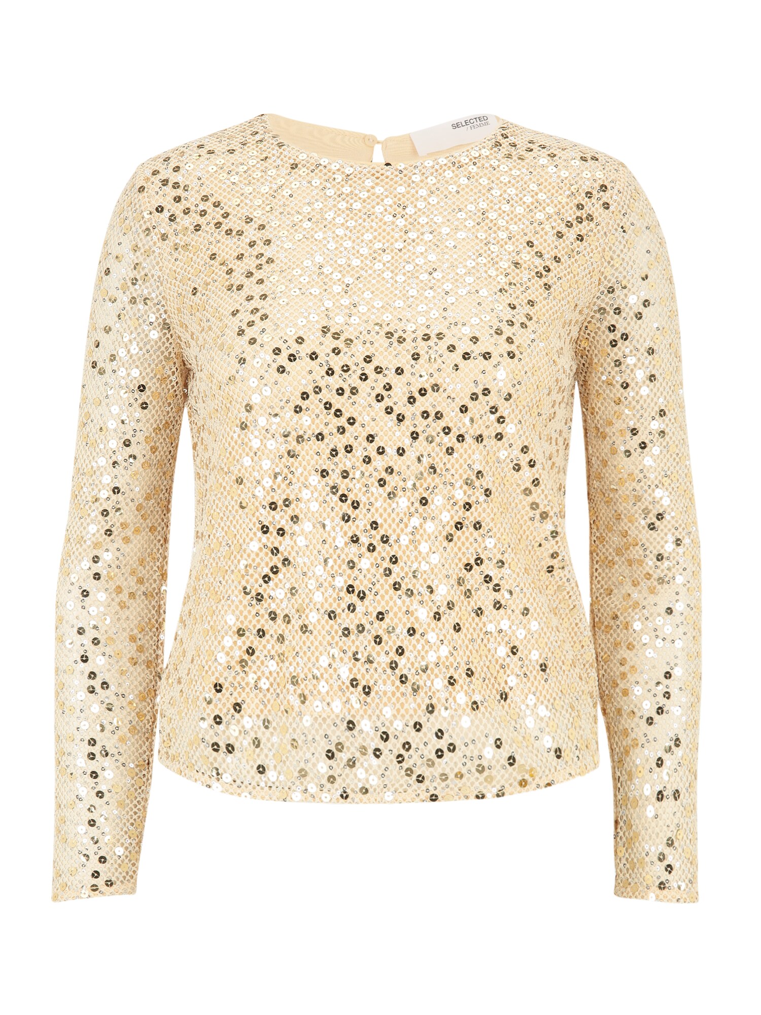 Selected Femme Petite Blúzka 'NOEL'  zlatá